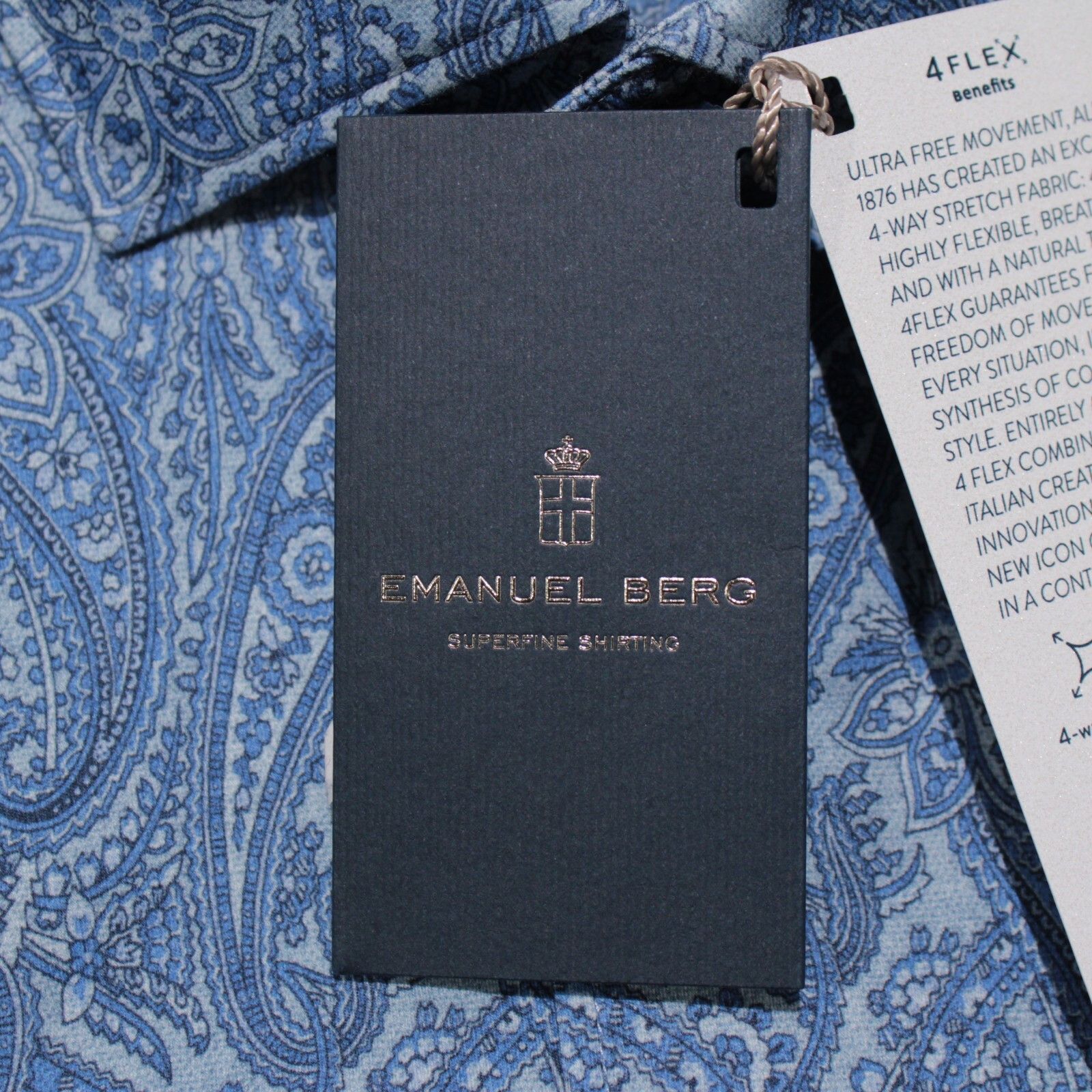 Other Emanuel Berg New with tags Shirt Size L US In Blue Size US L / EU 52-54 / 3 - 2 Thumbnail