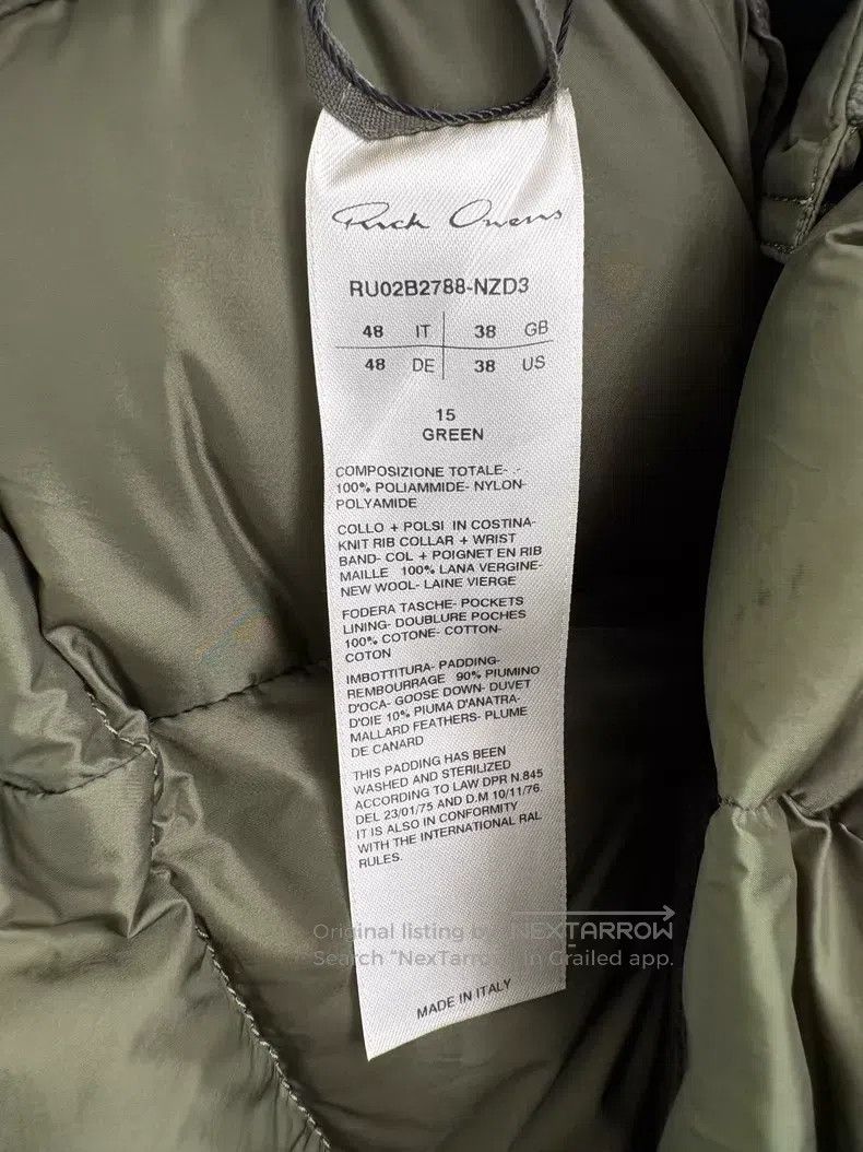 Rick Owens Rick Owens Profile down jacket Size US M / EU 48-50 / 2 - 5 Thumbnail