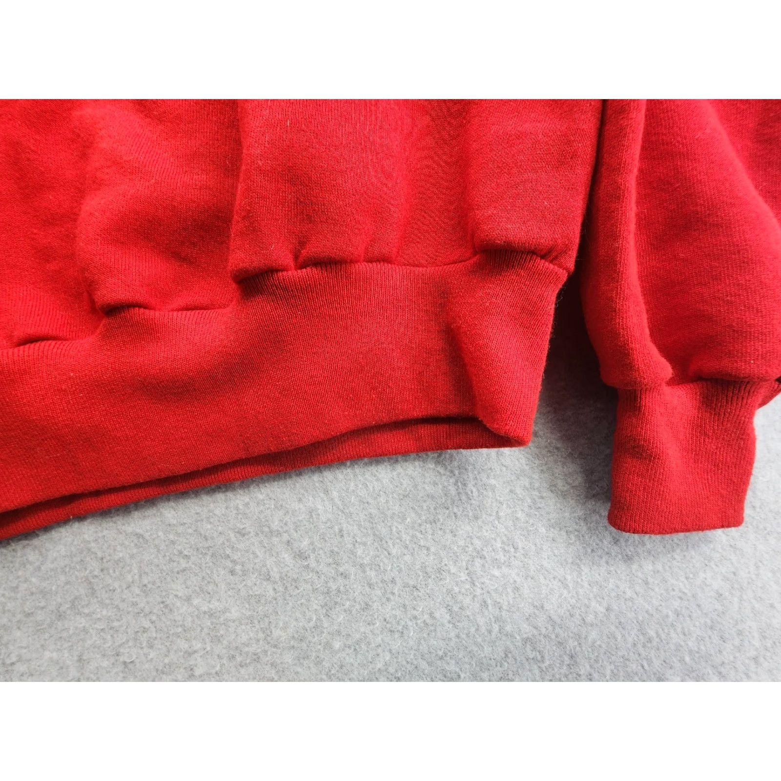 Jerzees VINTAGE Jerzees Red Blank Crewneck Sweatshirt M Unisex Distressed Sweatshirt Crewneck US Cross Training Mens Womens Girls Boys Size US M / EU 48-50 / 2 - 4 Thumbnail