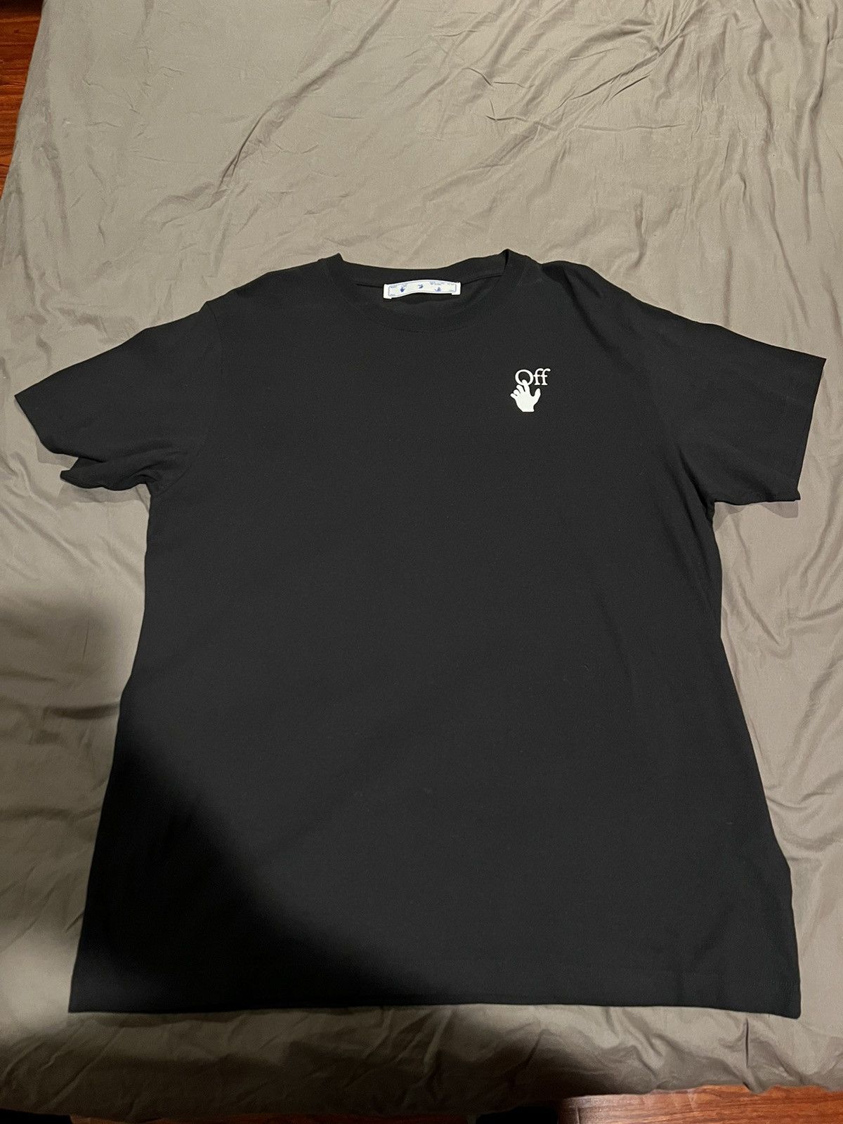 image of Off White Off-White T-Shitt in Black, Men's (Size 2XL)