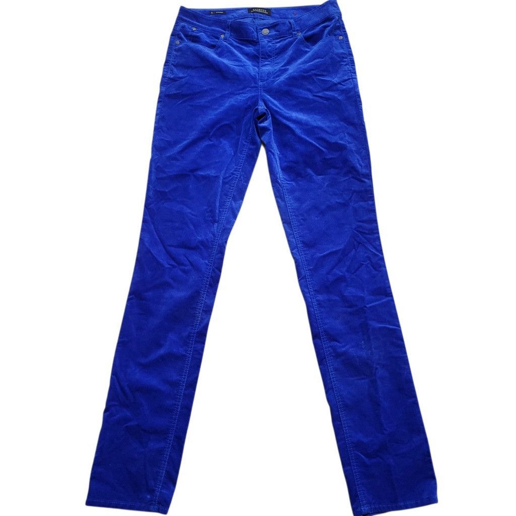 Talbots Talbots Flawless Five Pocket 6L Straight Blue Velour 5pocket Size 28" / US 6 / IT 42 - 2 Thumbnail