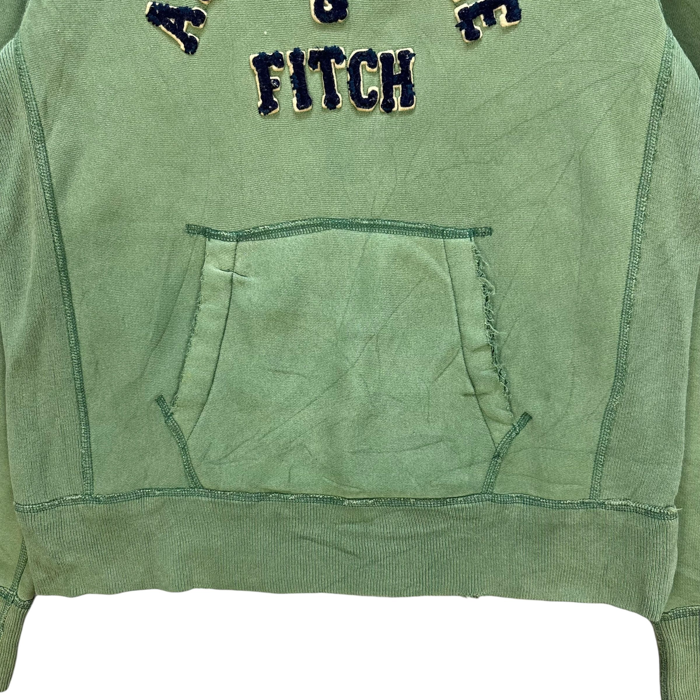 Abercrombie & Fitch Trashed ABERCROMBIE Big Logo Pullover Hoodies #A5-0133 Size US M / EU 48-50 / 2 - 5 Thumbnail