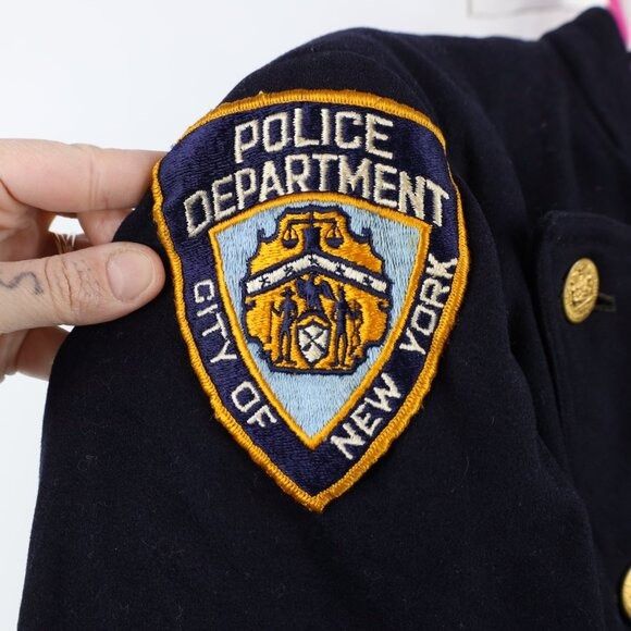 Vintage Vintage 50s 60s Merson NYPD New York Police Wool Jacket Size US L / EU 52-54 / 3 - 4 Thumbnail