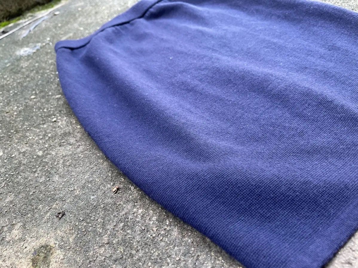 Issey Miyake Vintage Issey Miyake Navy Blue Knit Pencil Skirt Size 24" / US 00 / IT 34 - 3 Thumbnail