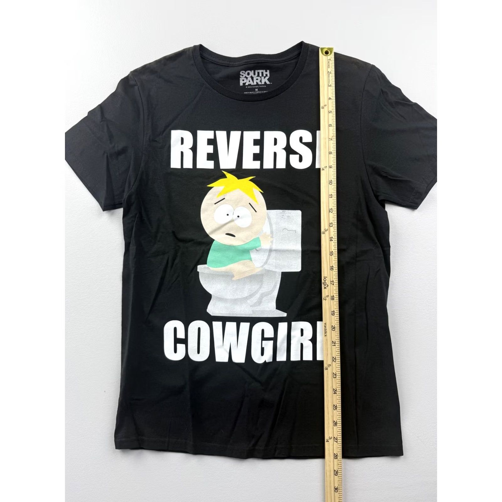 Vintage South Park Shirt Mens M Black Butters Reverse Cowgirl Graphic Tee Funny Size US M / EU 48-50 / 2 - 4 Thumbnail