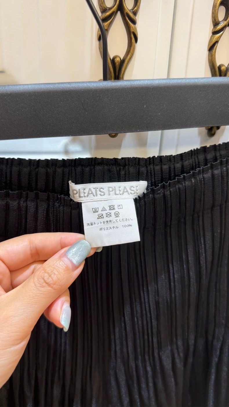 Issey Miyake Issey Miyake size:2 Black pleated puff casual pants Size 31" - 4 Thumbnail