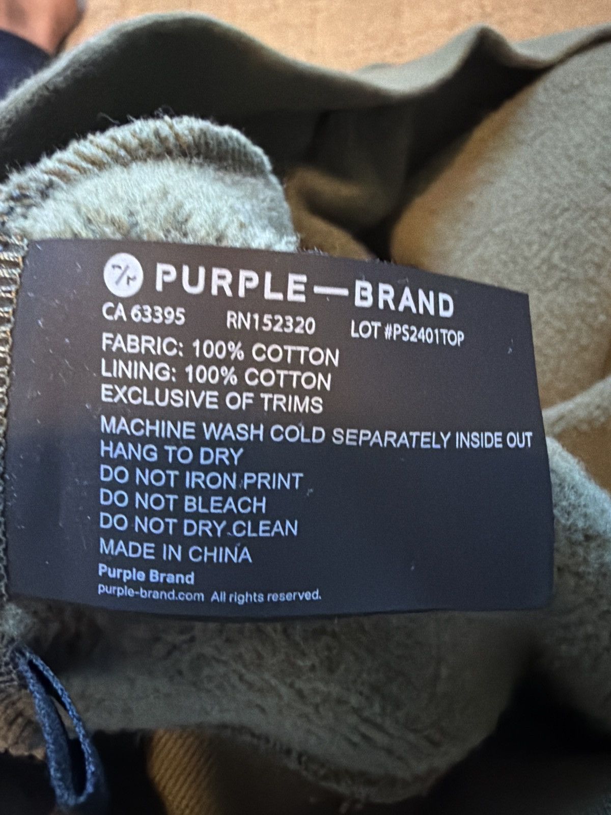 Purple Purple Brand olive green Size US XL / EU 56 / 4 - 4 Thumbnail