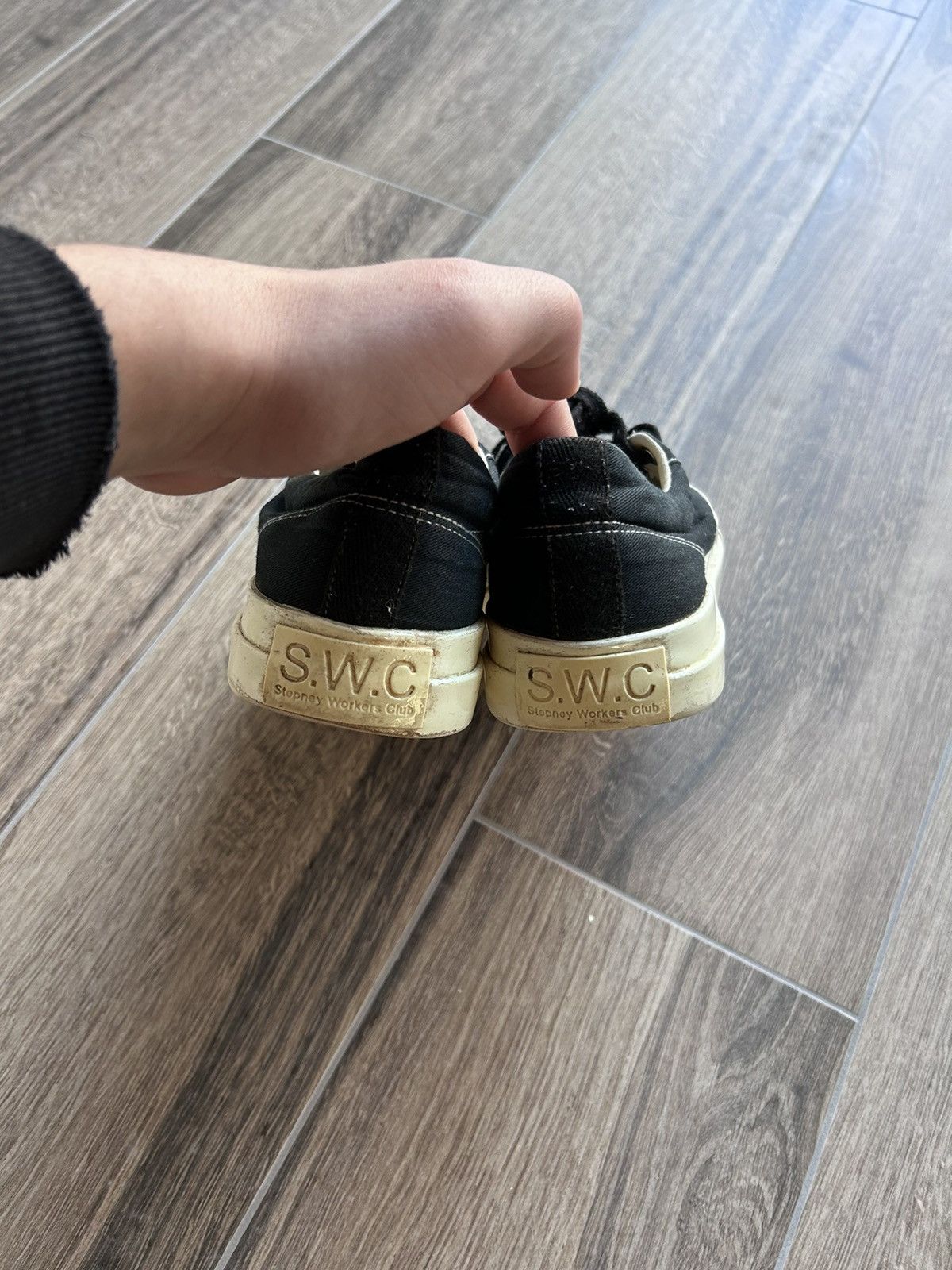 Stepney Workers Club Stepney Workers Club Sneakers Dellow canvas black Size US 9.5 / EU 42-43 - 4 Thumbnail