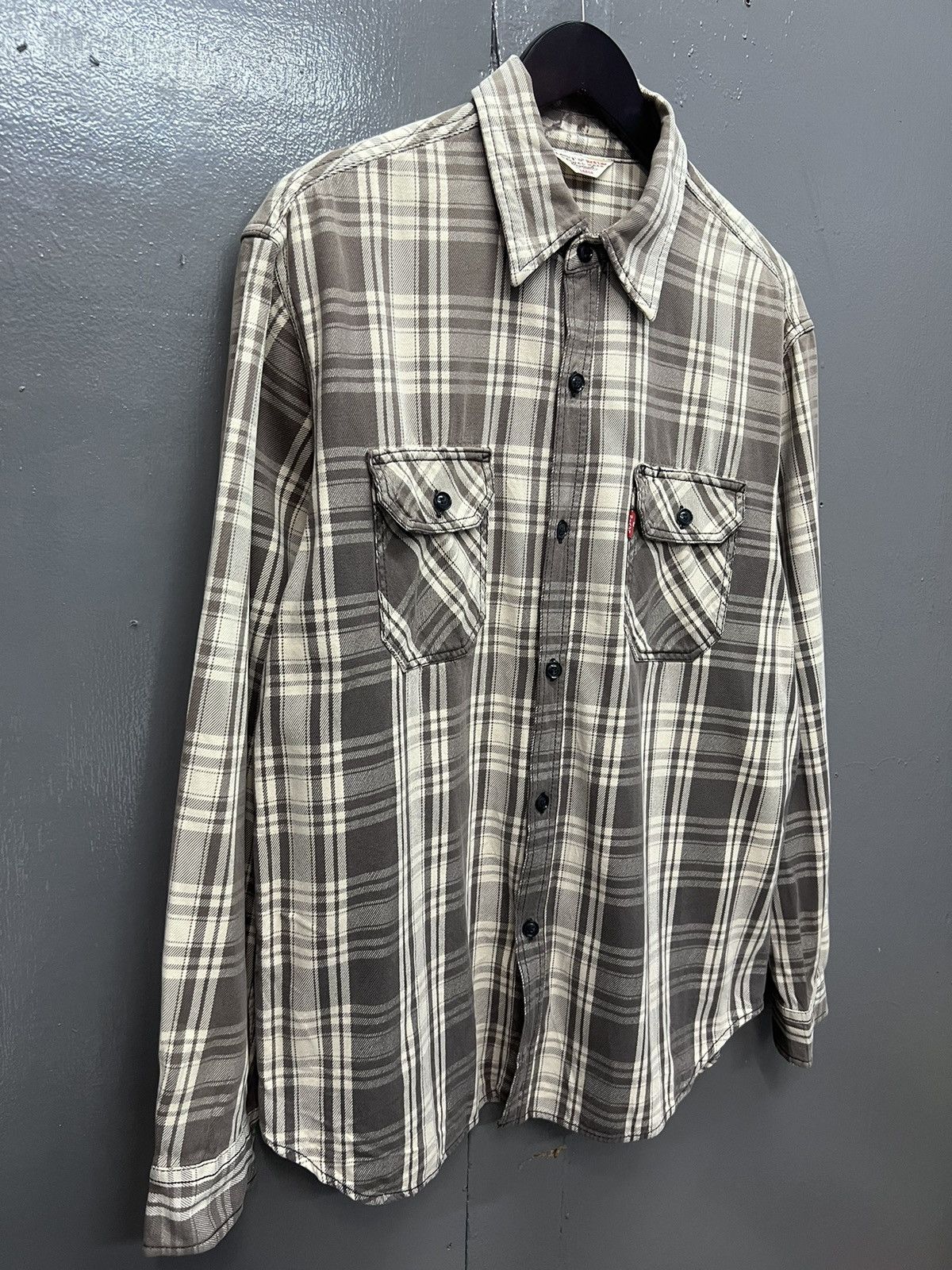 Levi's VINTAGE LEVI'S RED TAB FLANNEL SHIRT Size US L / EU 52-54 / 3 - 2 Thumbnail