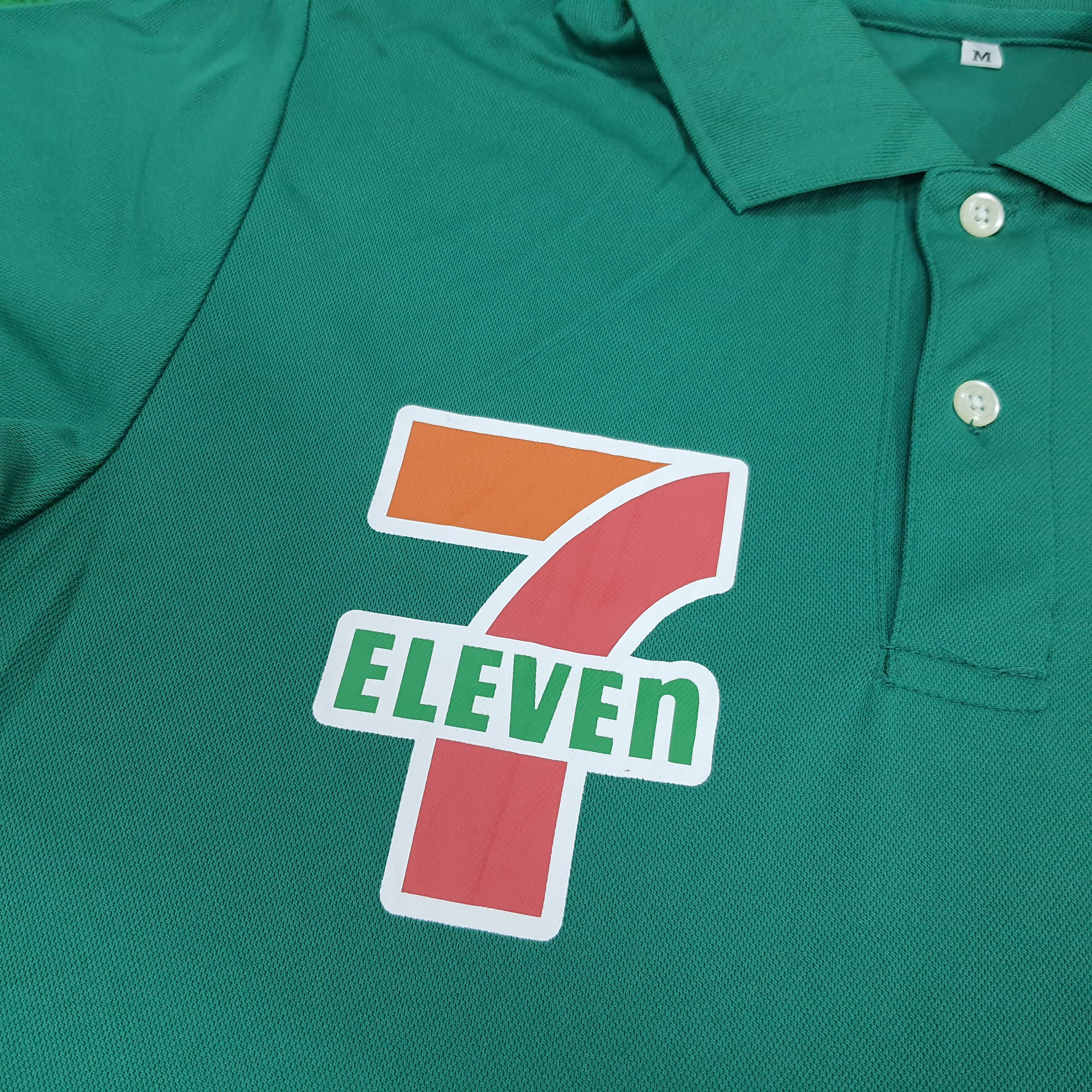 Japanese Brand × Vintage Vintage 7 Eleven Japan Edition Staff Uniform Polo Shirt Size US M / EU 48-50 / 2 - 2 Thumbnail