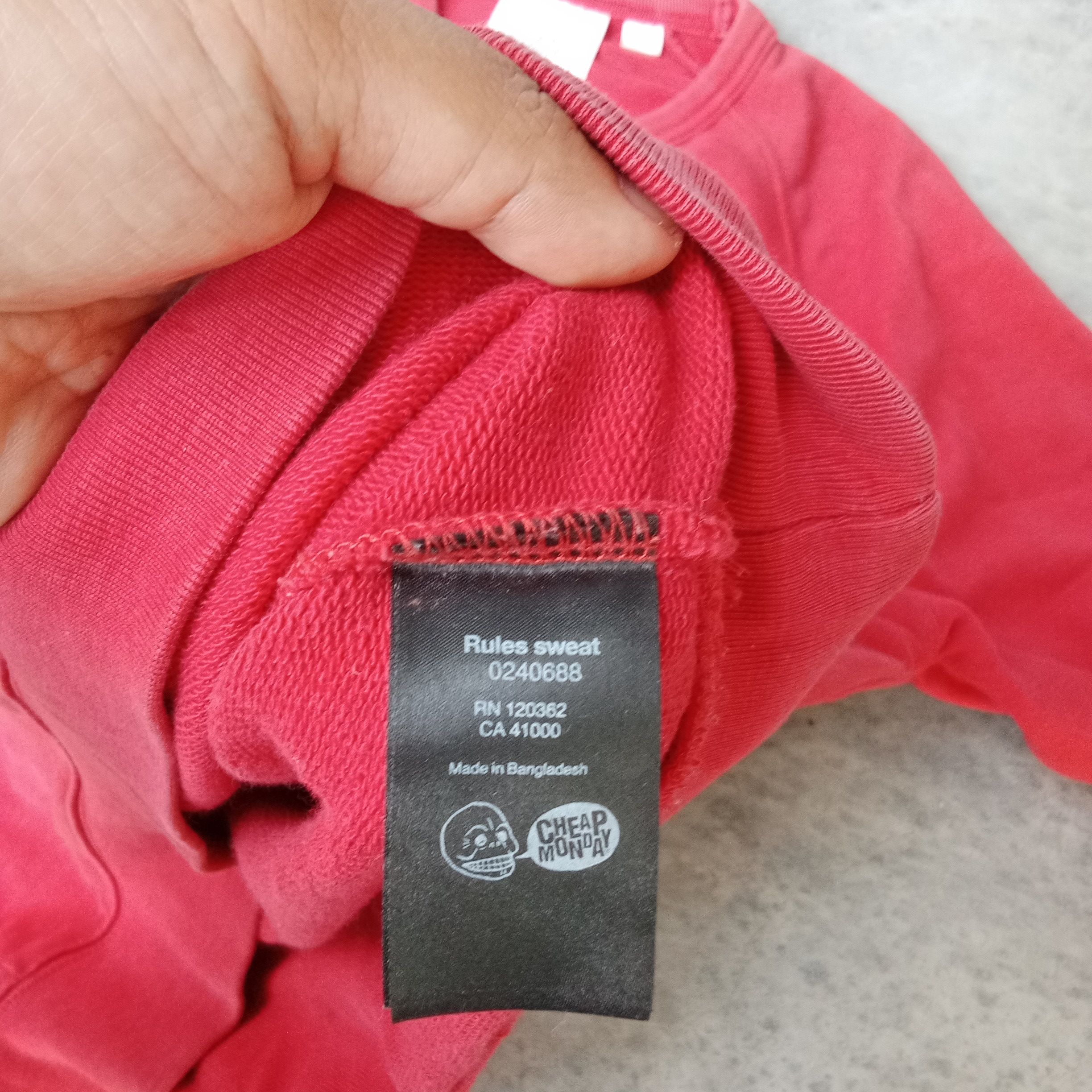 Cheap Monday × Japanese Brand Cheap Monday sweatshirt Size US L / EU 52-54 / 3 - 5 Thumbnail