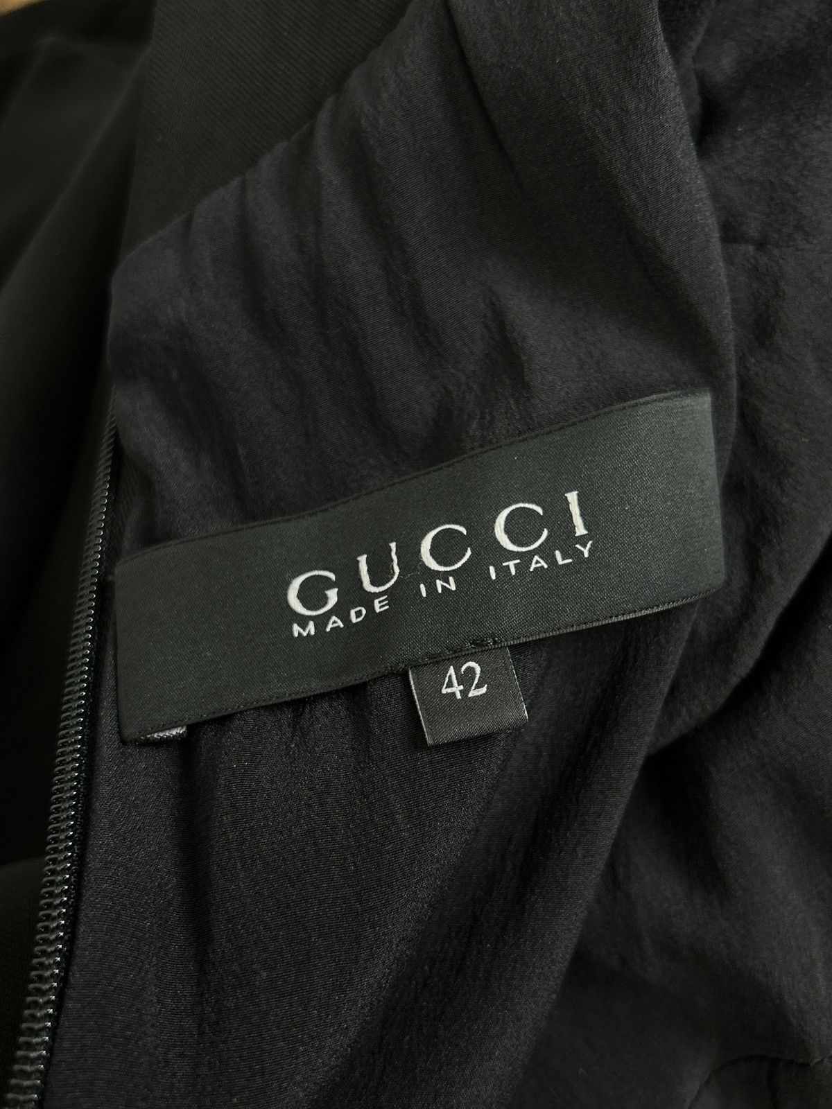 Gucci Gucci Leather Part Gorgeous Midi Dress Silk Lining Size M / US 6-8 / IT 42-44 - 9 Thumbnail