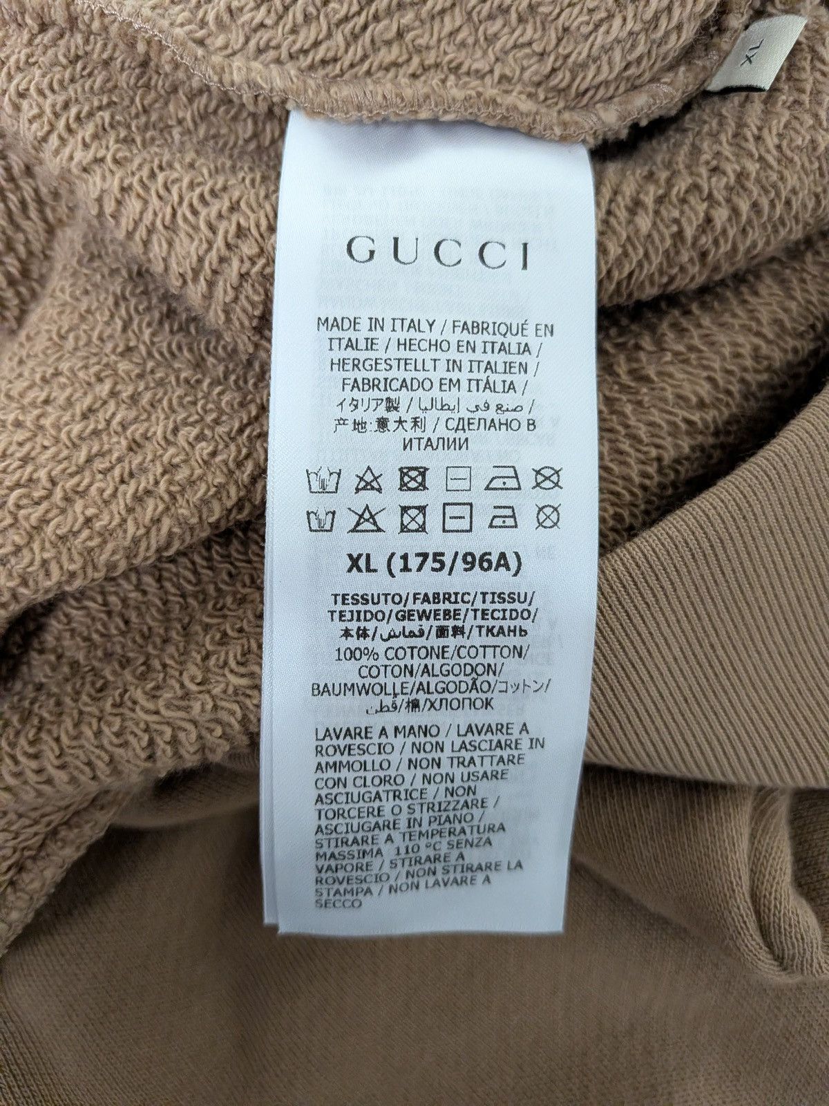 Gucci GUCCI X THE NORTH FACE COTTON HOODED SWEATSHIRT BROWN TNF Size US XL / EU 56 / 4 - 7 Thumbnail