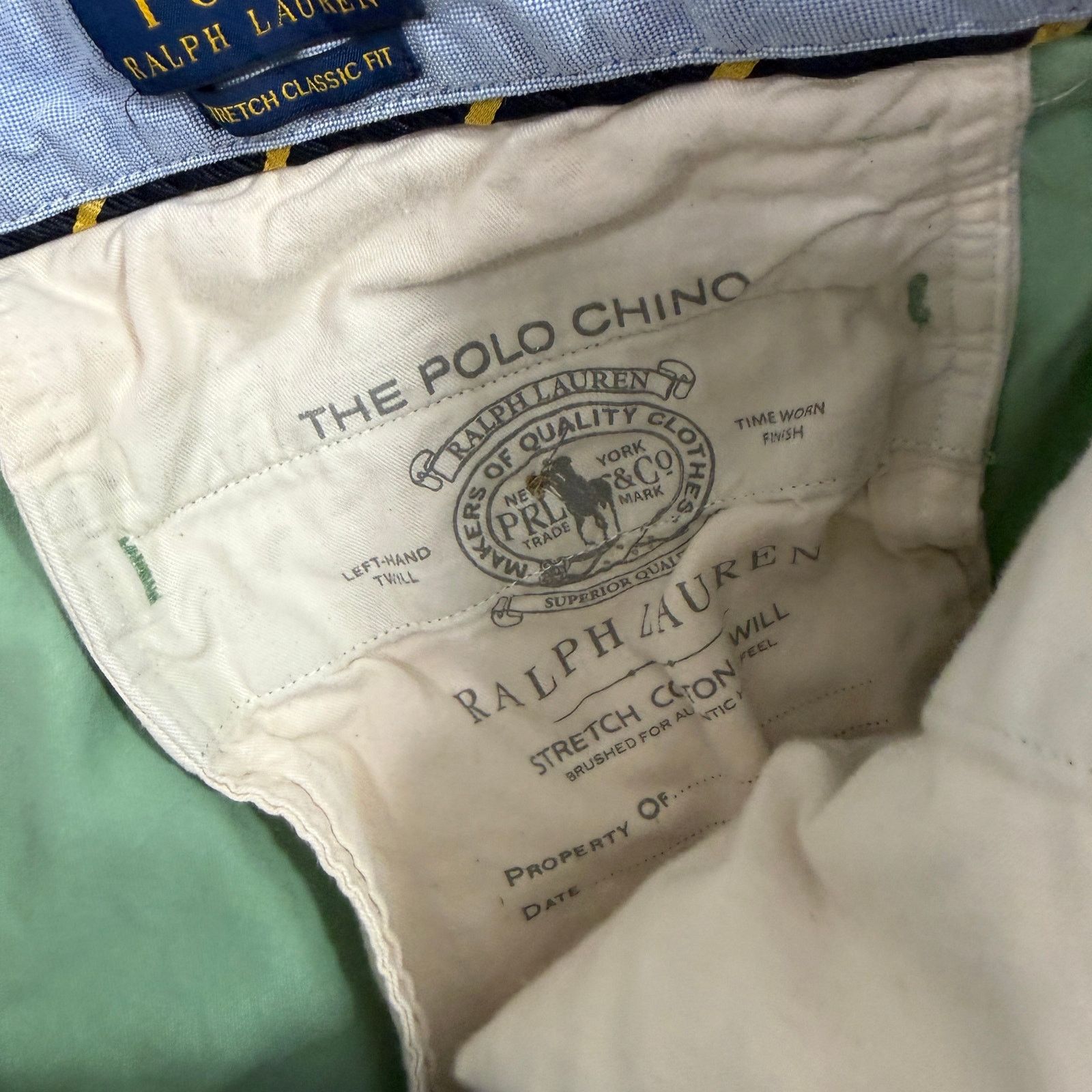 Polo Ralph Lauren Polo Ralph Lauren Stretch Classic Fit Chino Shorts Mens 33 Size US 33 - 4 Thumbnail