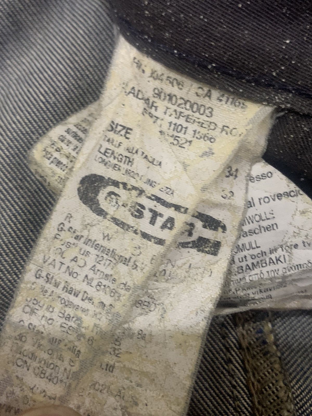 G-Star × If Six Was Nine Vintage G Star Raw ButtonFly Hype Jeans Size US 34 / EU 50 - 16 Thumbnail