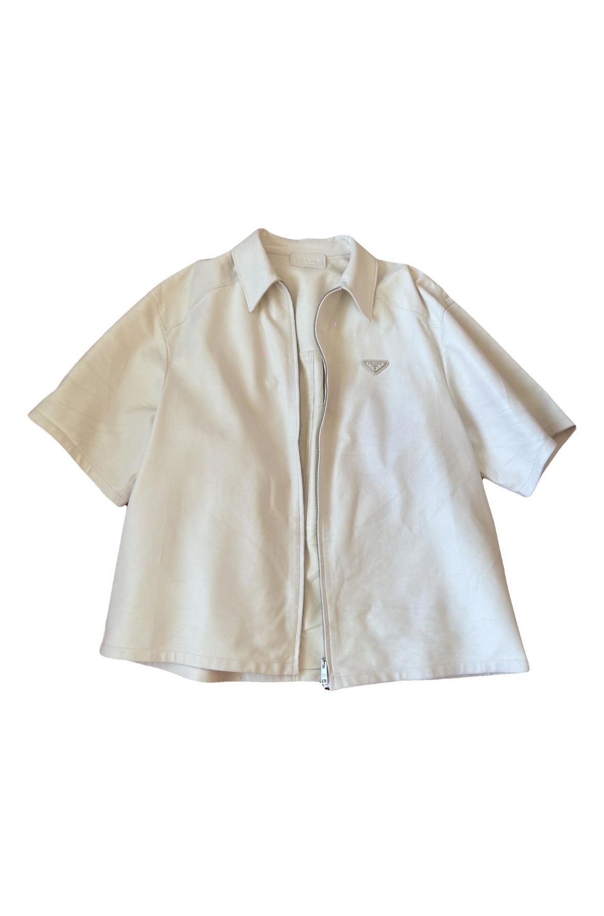 Prada Prada leather Nappa shirt Size US L / EU 52-54 / 3 - 1 Thumbnail