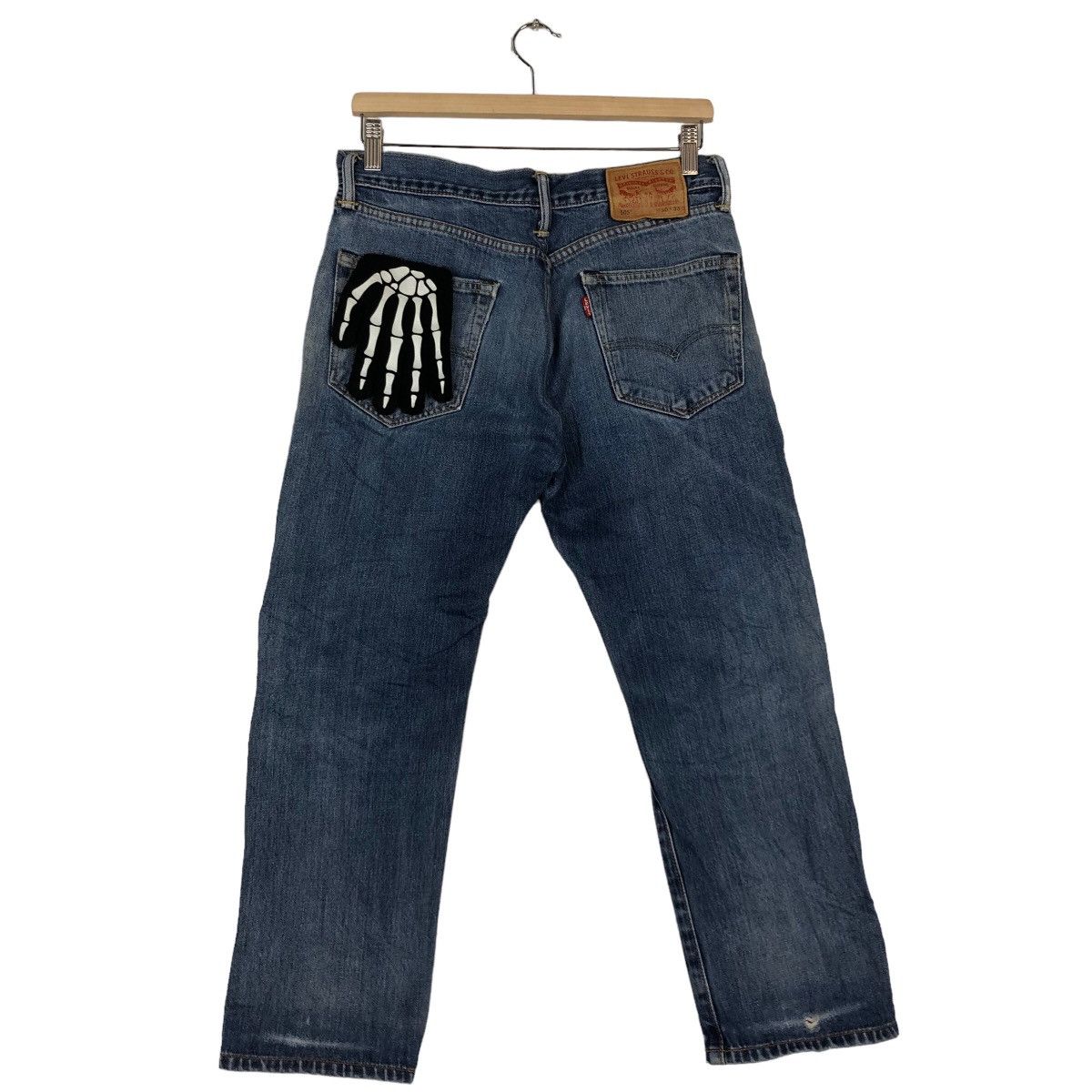 Levi's 🔥90’s Vintage Levi’s Distressed Denim Jeans Size US 31 - 7 Thumbnail