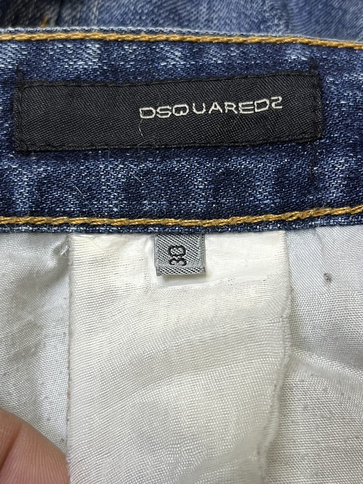 Dsquared2 SICK🔥DSQUARED2 JEAN SLIM FIT DISTRESSED STYLE JEANS Size US 30 / EU 46 - 21 Thumbnail