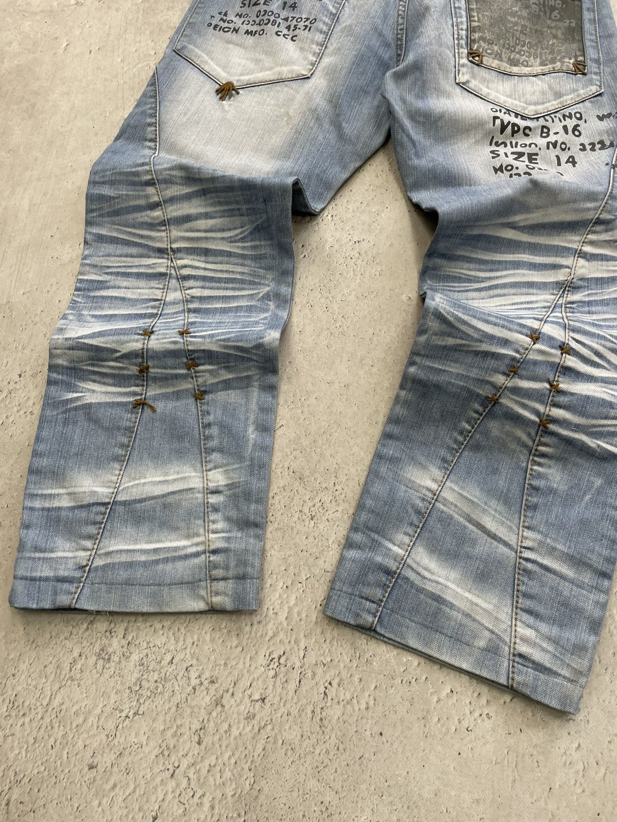 Diesel Distressed japanese y2k diesel style jeans pants Size US 36 / EU 52 - 11 Thumbnail
