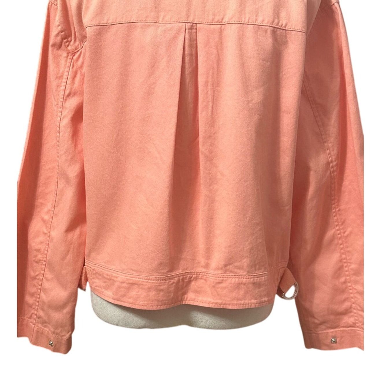 Treasure & Bond Treasure & Bond Jeans Jacket Waist Length Pockets Coral S Size S / US 4 / IT 40 - 7 Thumbnail