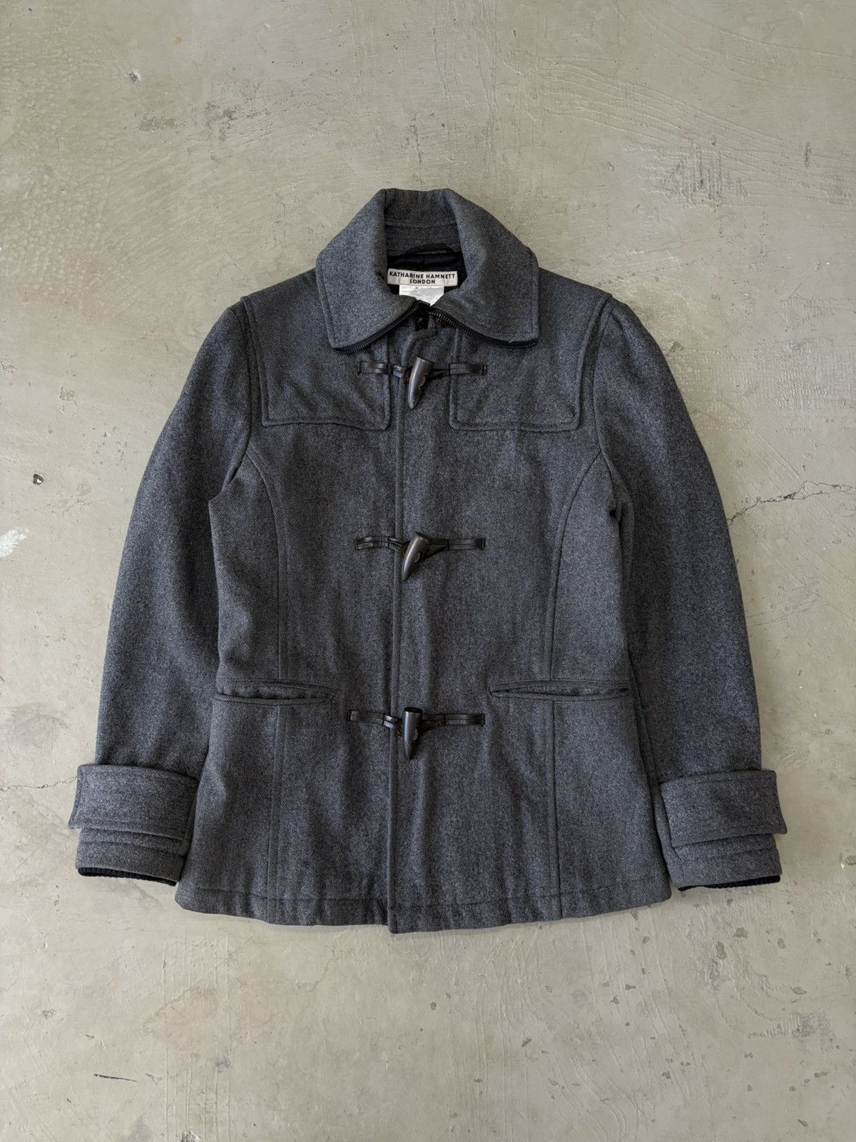 Designer × Katharine Hamnett London Katharine Hamnett London Heavy Wool Duffle Coat Size US M / EU 48-50 / 2 - 1 Thumbnail