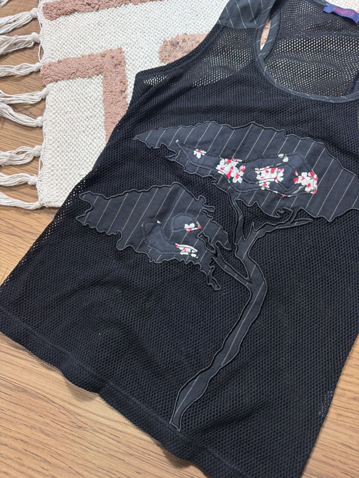 Kenzo VINTAGE KENZO 2000s MESH TANK TOP Size S / US 4 / IT 40 - 7 Thumbnail