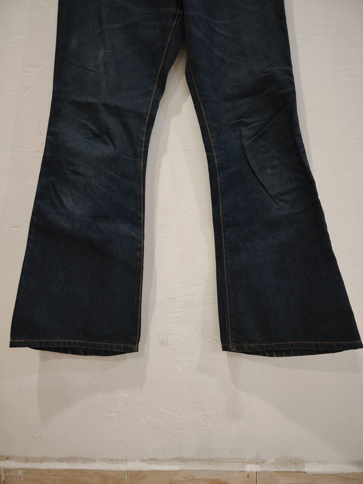 Japanese Brand Distressed dark blue japan jeans Size 30" / US 8 / IT 44 - 6 Thumbnail