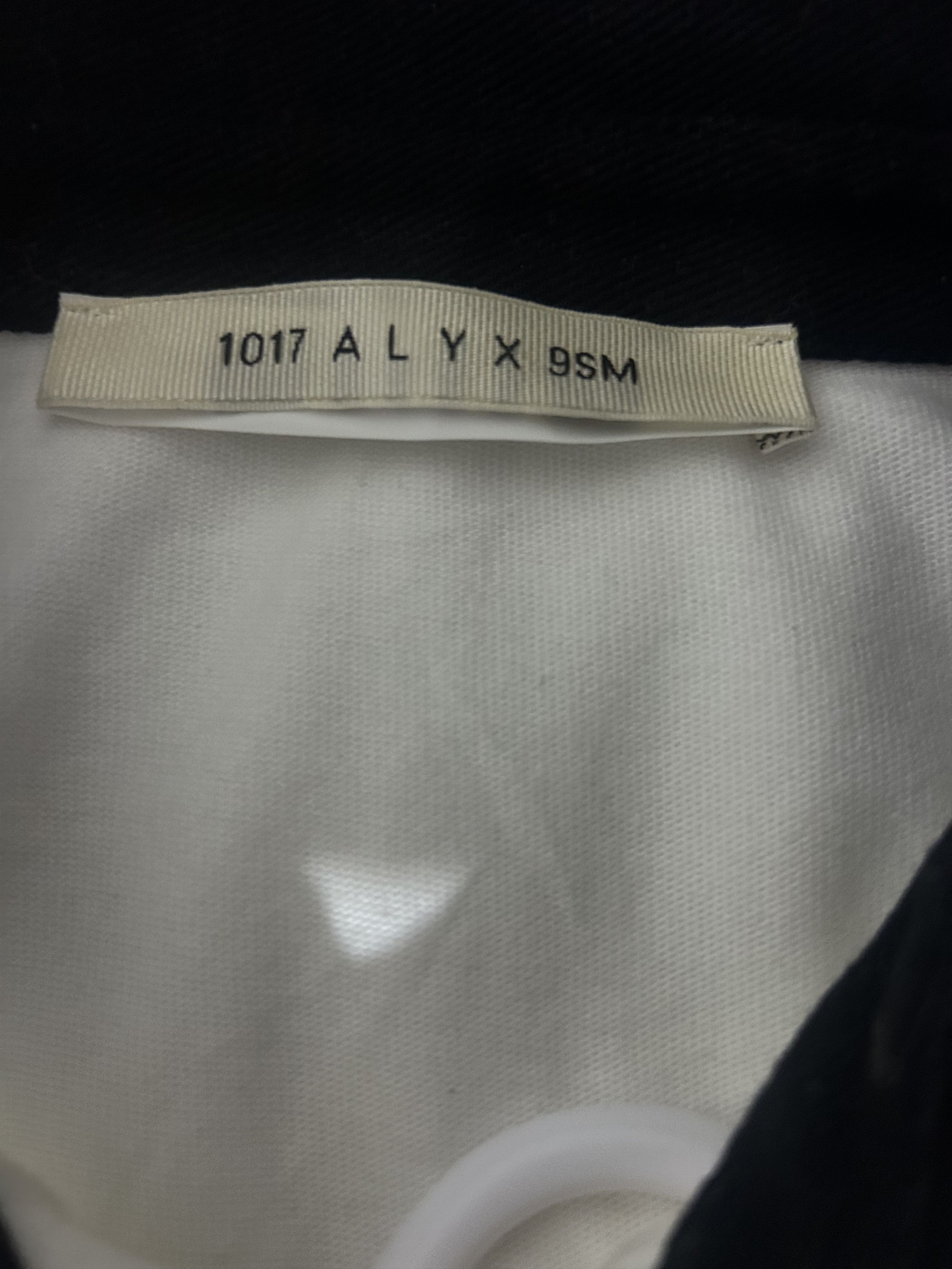 1017 ALYX 9SM White & Black Long Sleeve Polo Size US XS / EU 42 / 0 - 3 Thumbnail