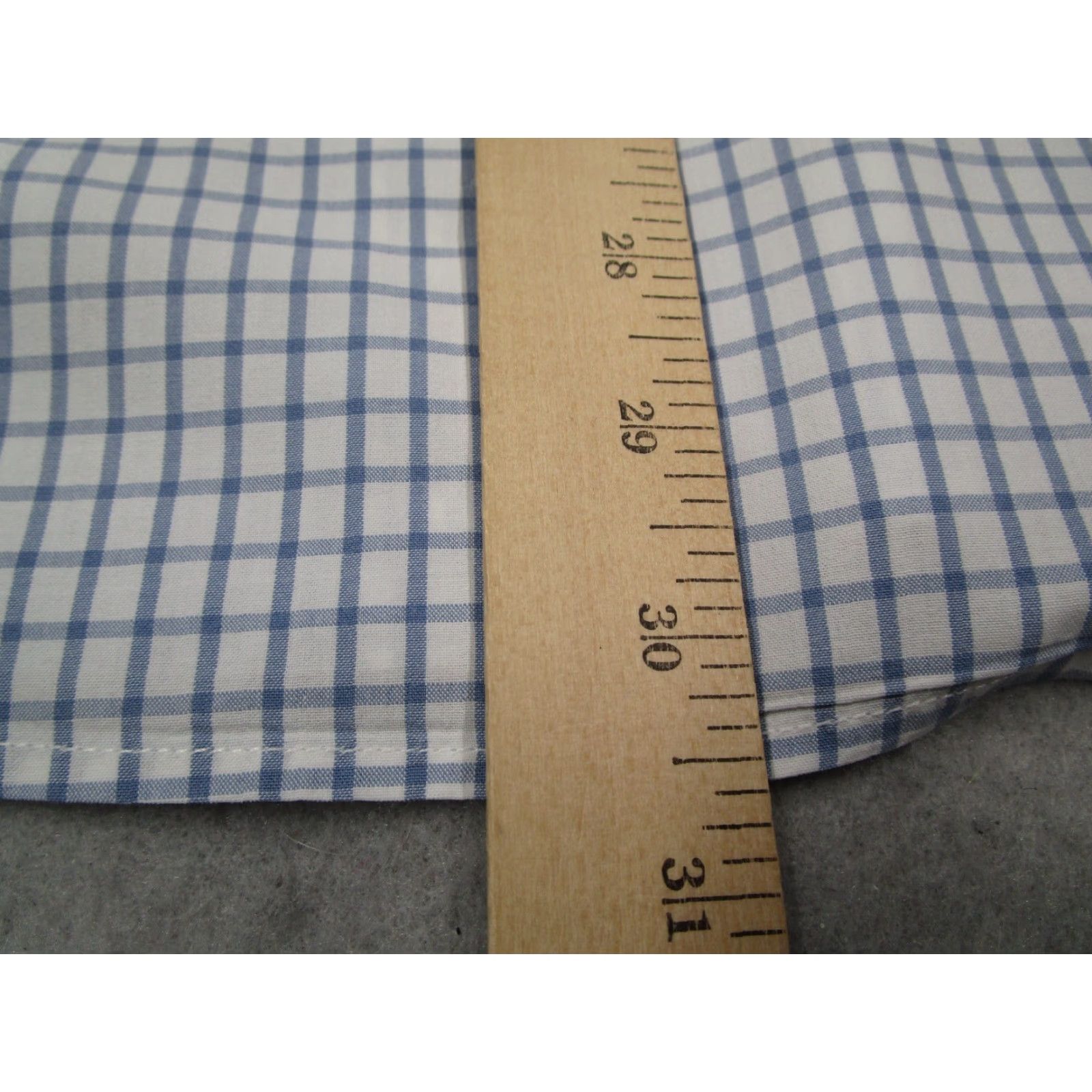 johnnie-O VINTAGE? No — Johnnie-O Button-Up Shirt Mens Medium Blue Check 100% Pima Cotton Long Sleeve Casual Workwear Classic Button-Front Modern Fit Mens Size US M / EU 48-50 / 2 - 7 Thumbnail