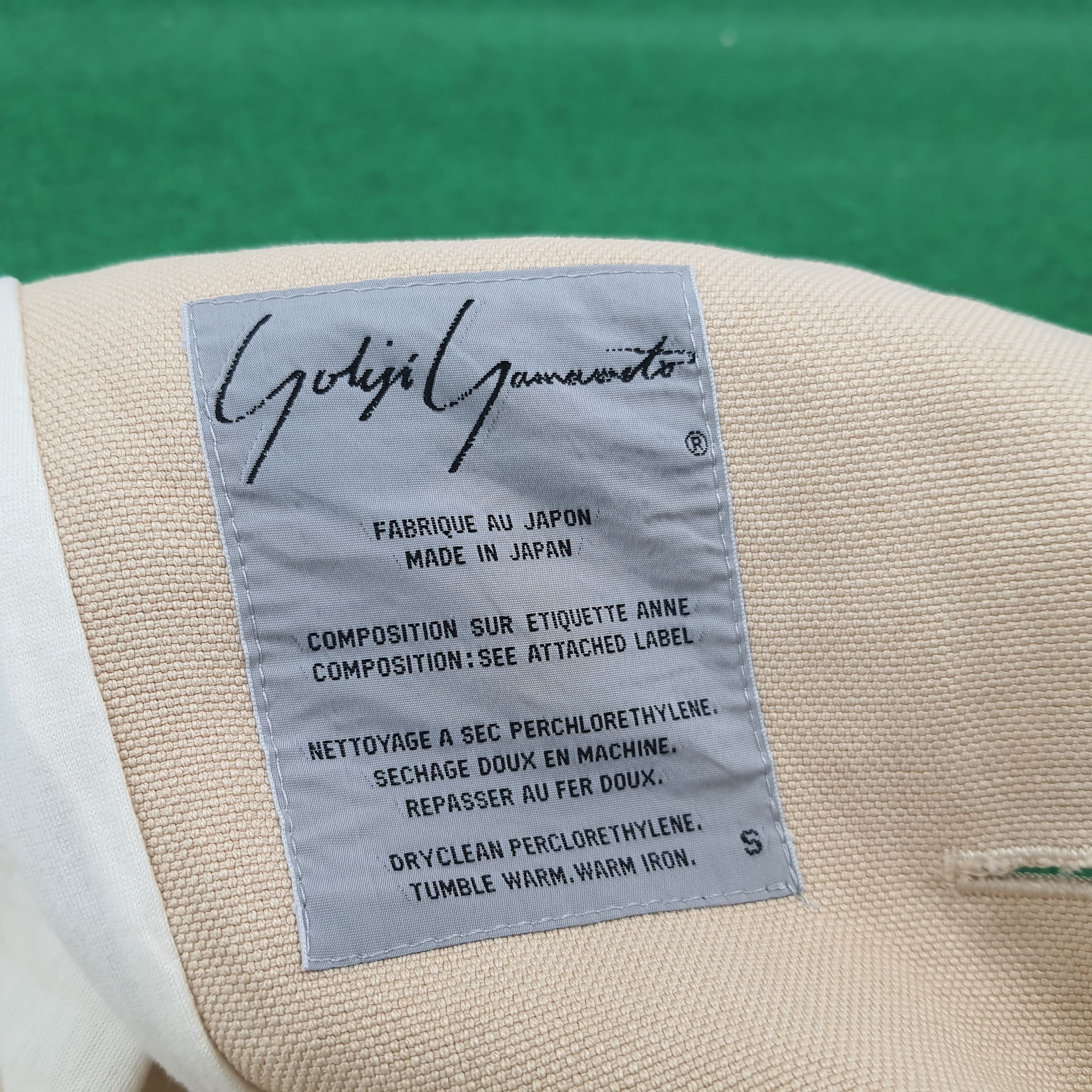 Japanese Brand × Vintage × Yohji Yamamoto Vintage Yohji Yamamoto Japanese Button Up Coat Jacket Size US XS / EU 42 / 0 - 5 Thumbnail
