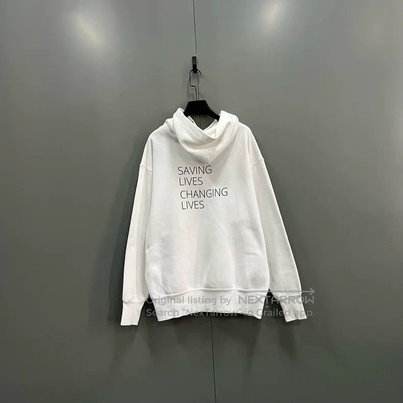 Balenciaga Balenciaga White wheat logo sweatshirt Size US S / EU 44-46 / 1 - 3 Thumbnail