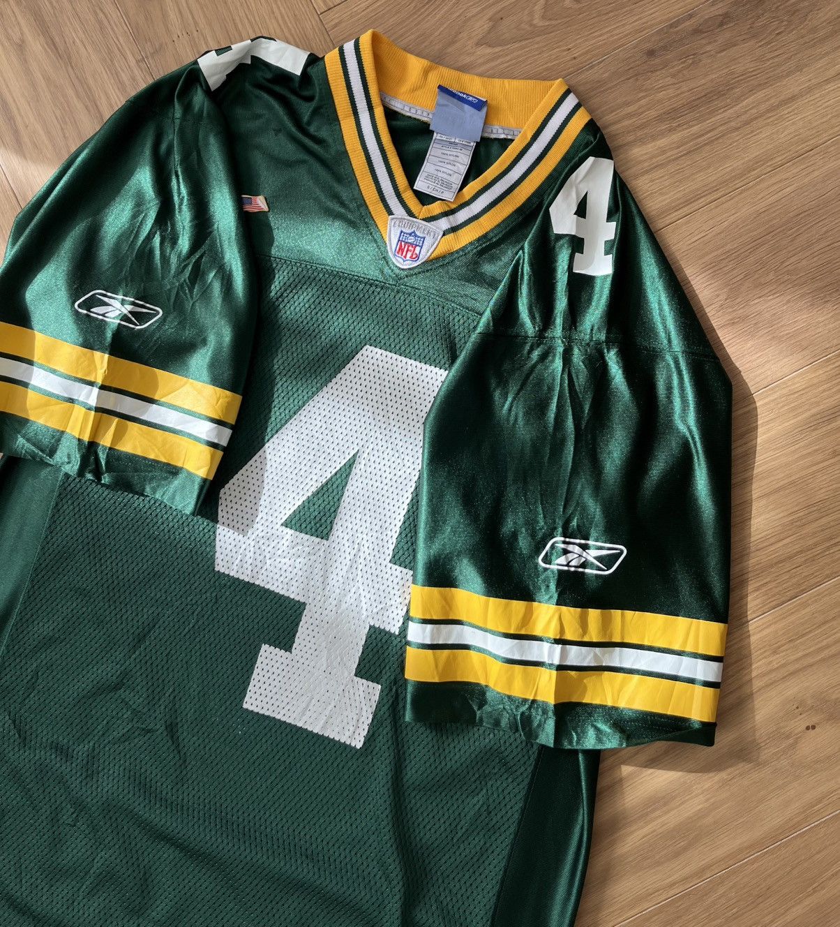 Reebok 2005/06 Green Bay Packers #4 Favre Reebok On Field Home S Size US S / EU 44-46 / 1 - 7 Thumbnail