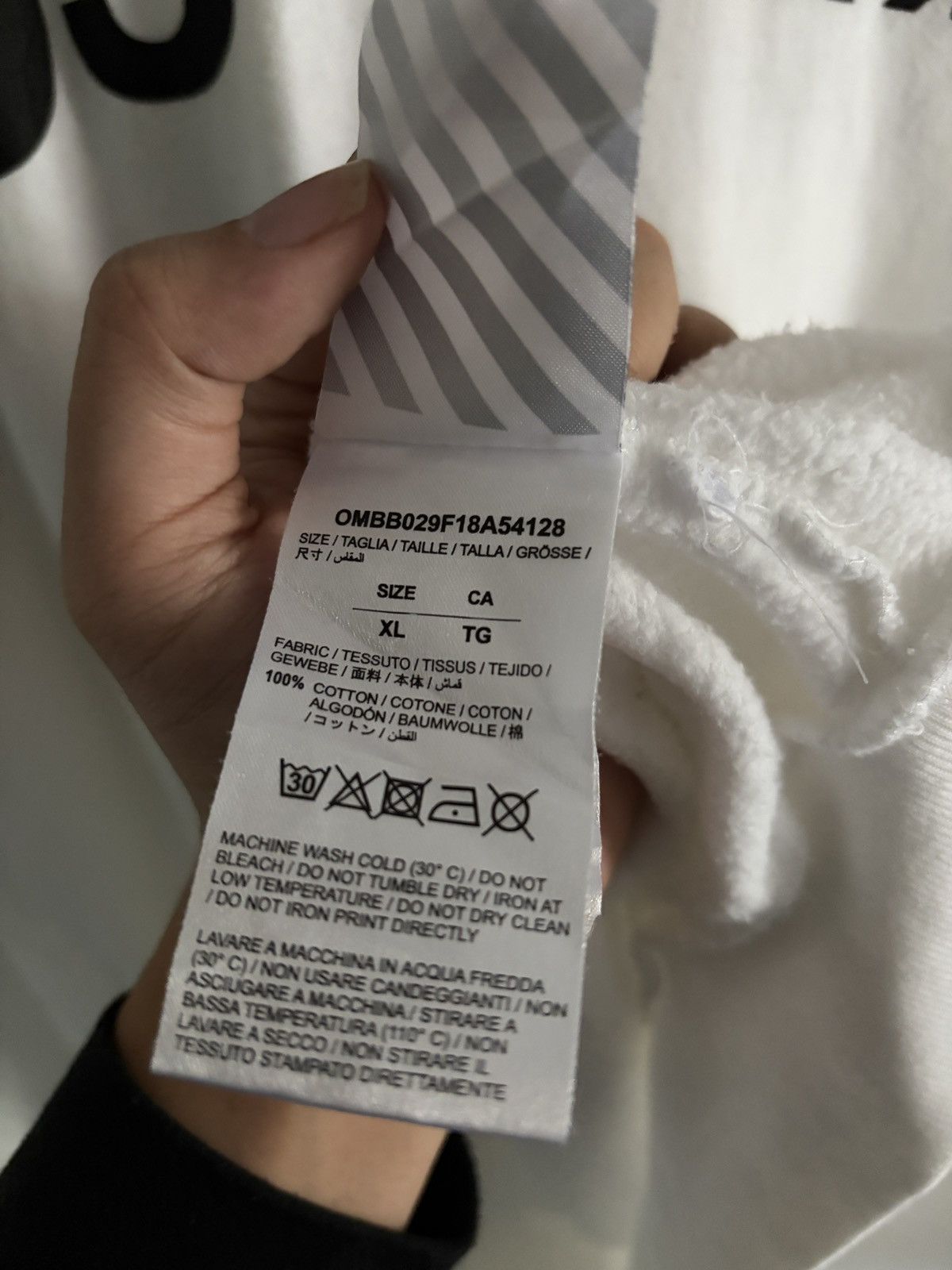 Off-White (XL) Off White 03 Arrows 2018 Hoodie Size US XL / EU 56 / 4 - 8 Thumbnail