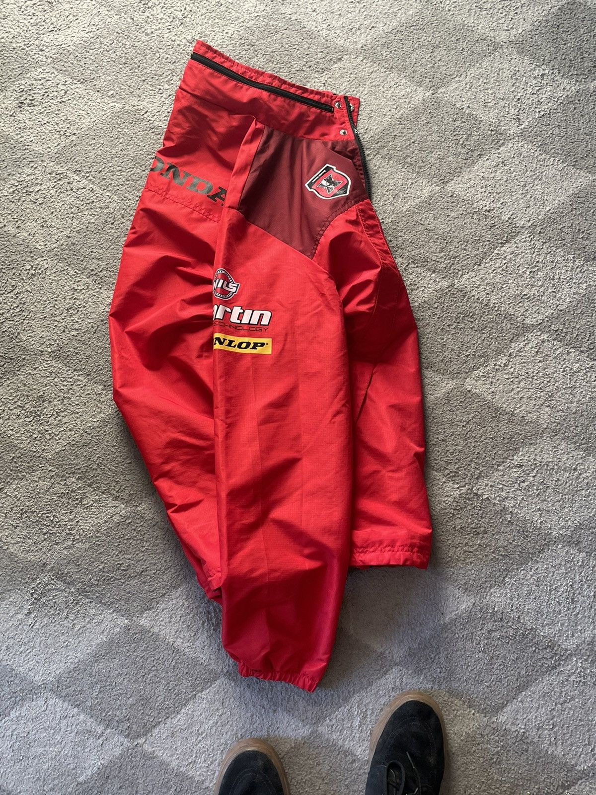 image of Moto x Racing Vintage Honda F1 Racing Jacket Wind Tex in Red, Men's (Size XL)