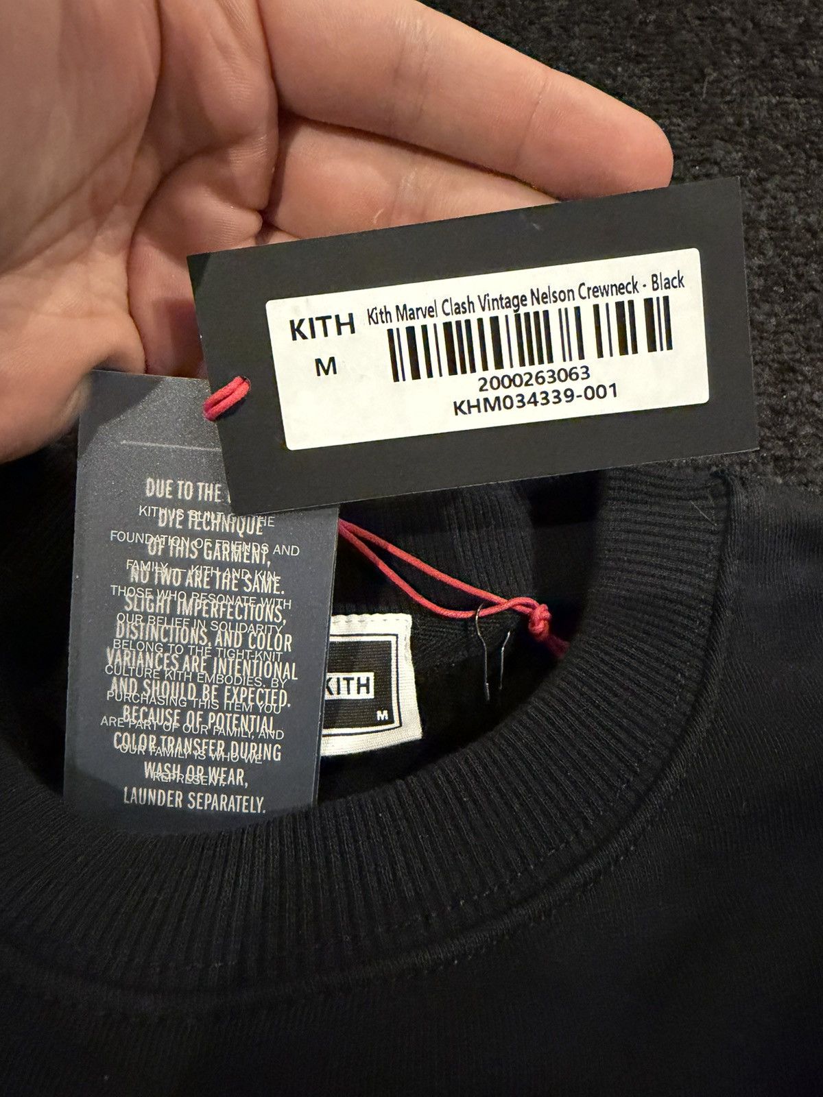 Kith × Marvel Comics Marvel | Kith Clash Vintage Nelson Crewneck Size US M / EU 48-50 / 2 - 10 Thumbnail