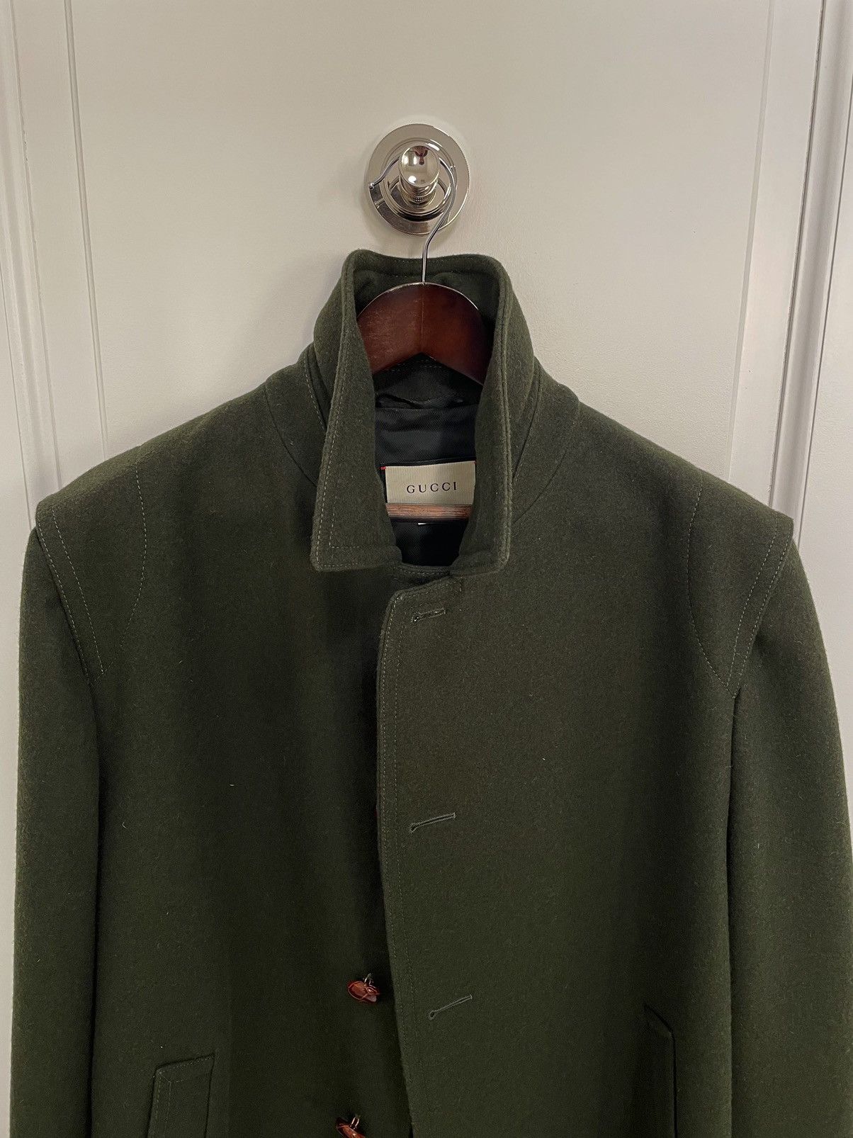 Gucci Gucci Runway Wool Military Coat Size US L / EU 52-54 / 3 - 8 Thumbnail