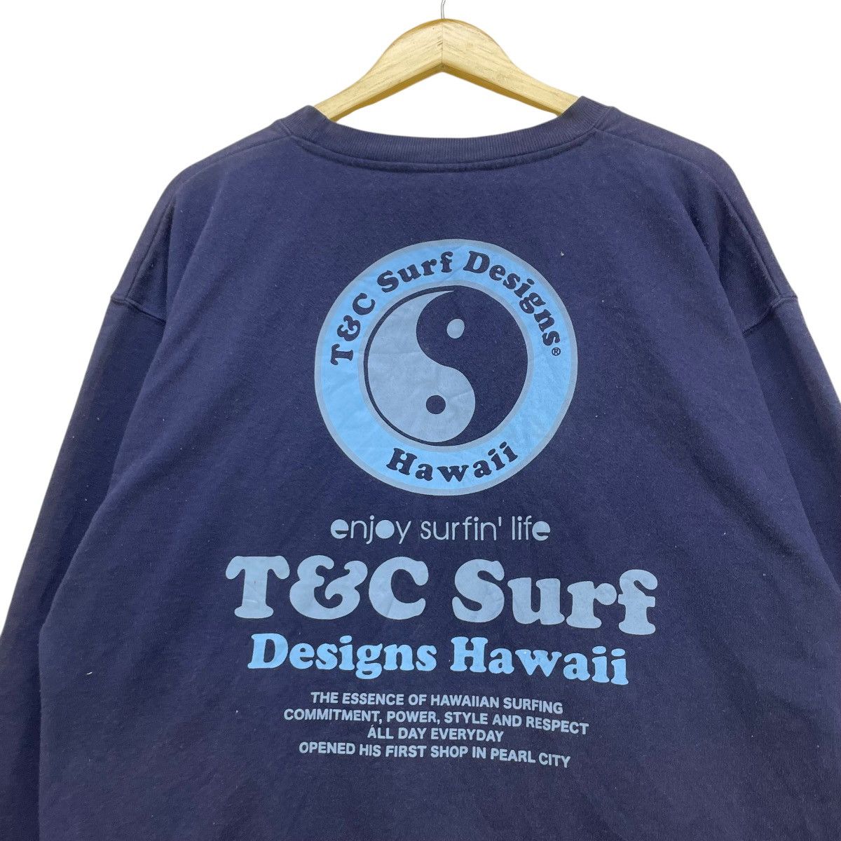 Sun Surf 💥Vintage Streetwear Surf T And C Crewneck Sweatshirt Size US M / EU 48-50 / 2 - 3 Thumbnail