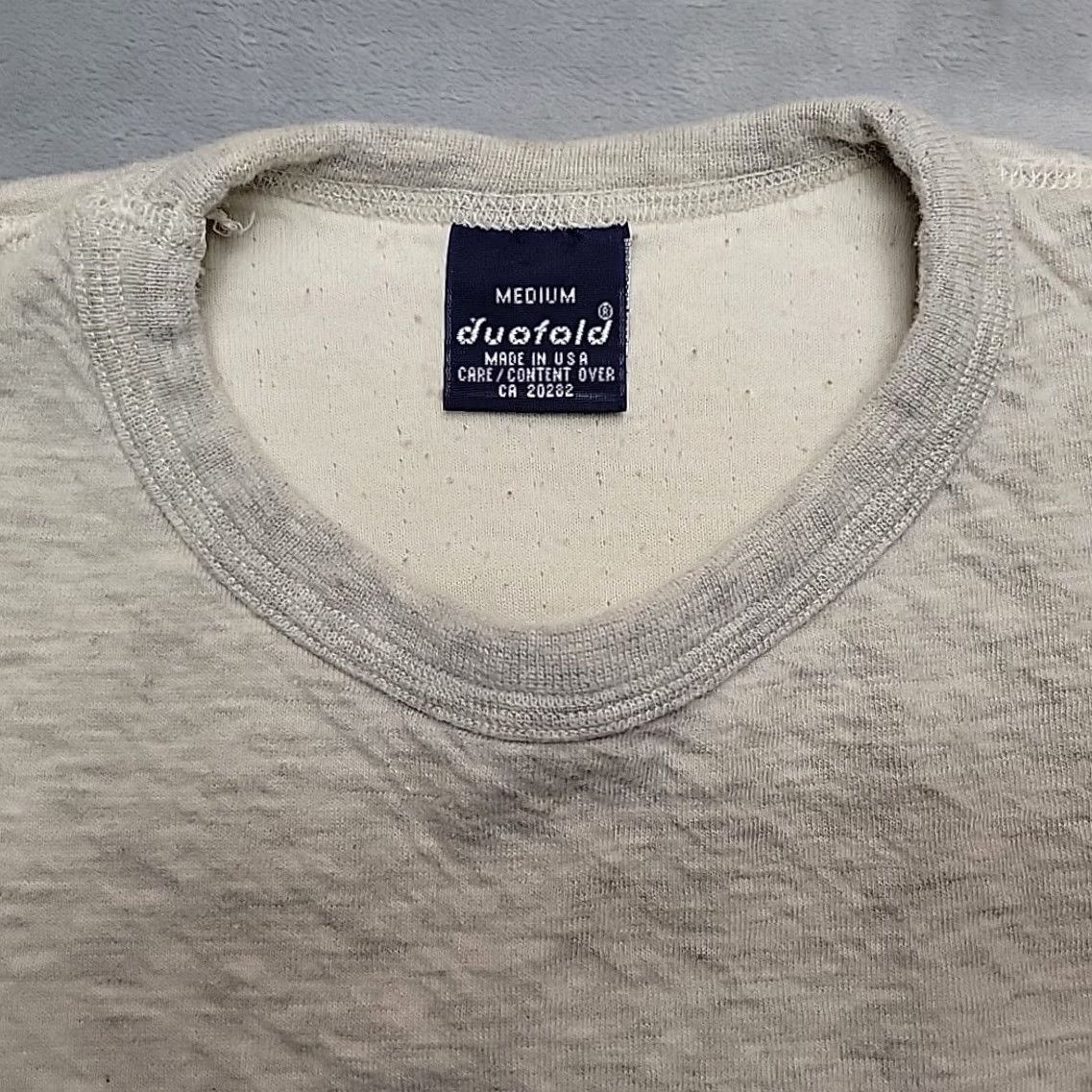 Vintage VINTAGE Duofold Shirt Men M Gray Crewneck Long Sleeve Wool Blend Mid Layer USA Size US M / EU 48-50 / 2 - 2 Thumbnail