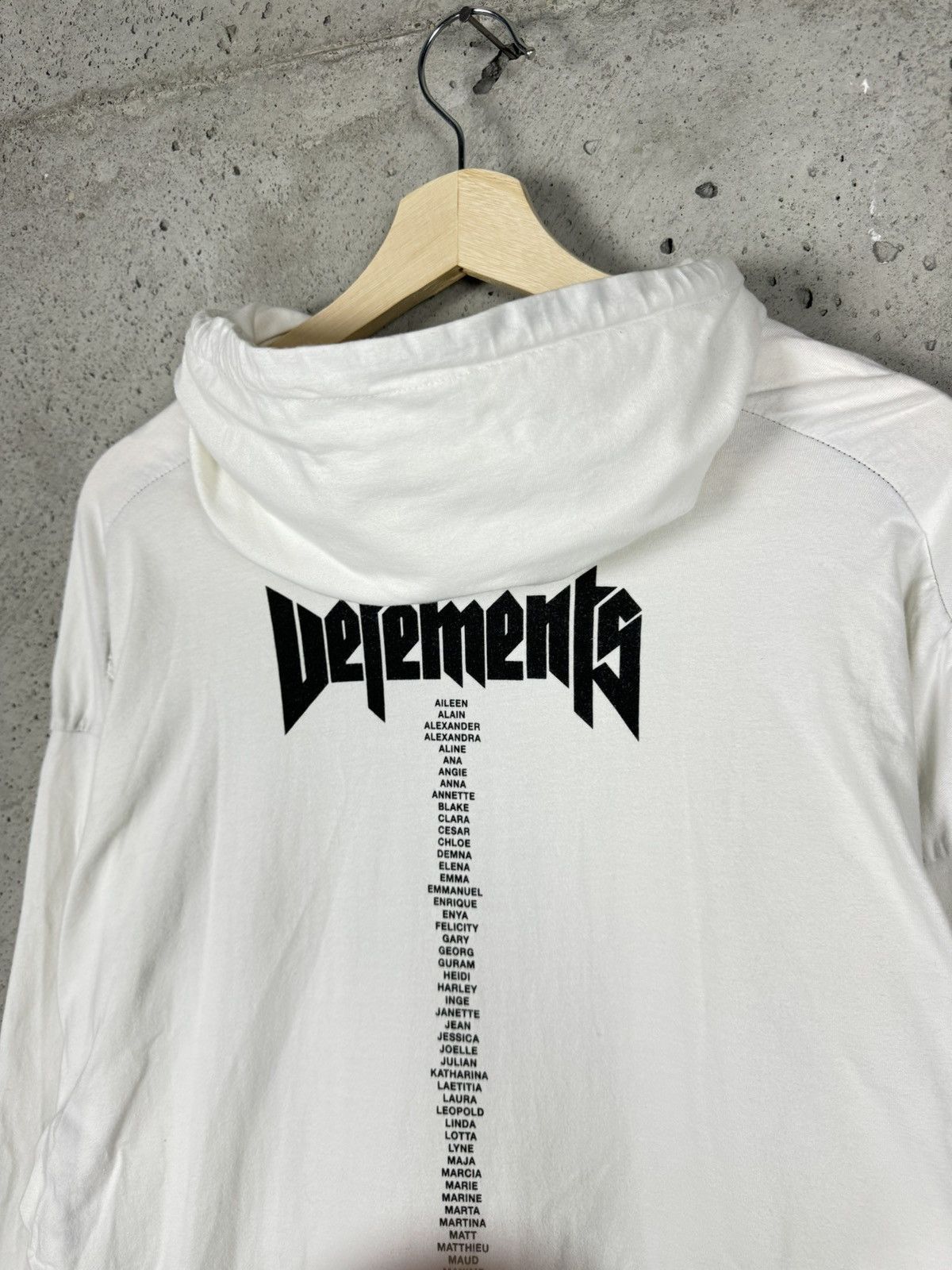 Rare Vetements SS17 Staff Hoodie White - Medium (oversized)