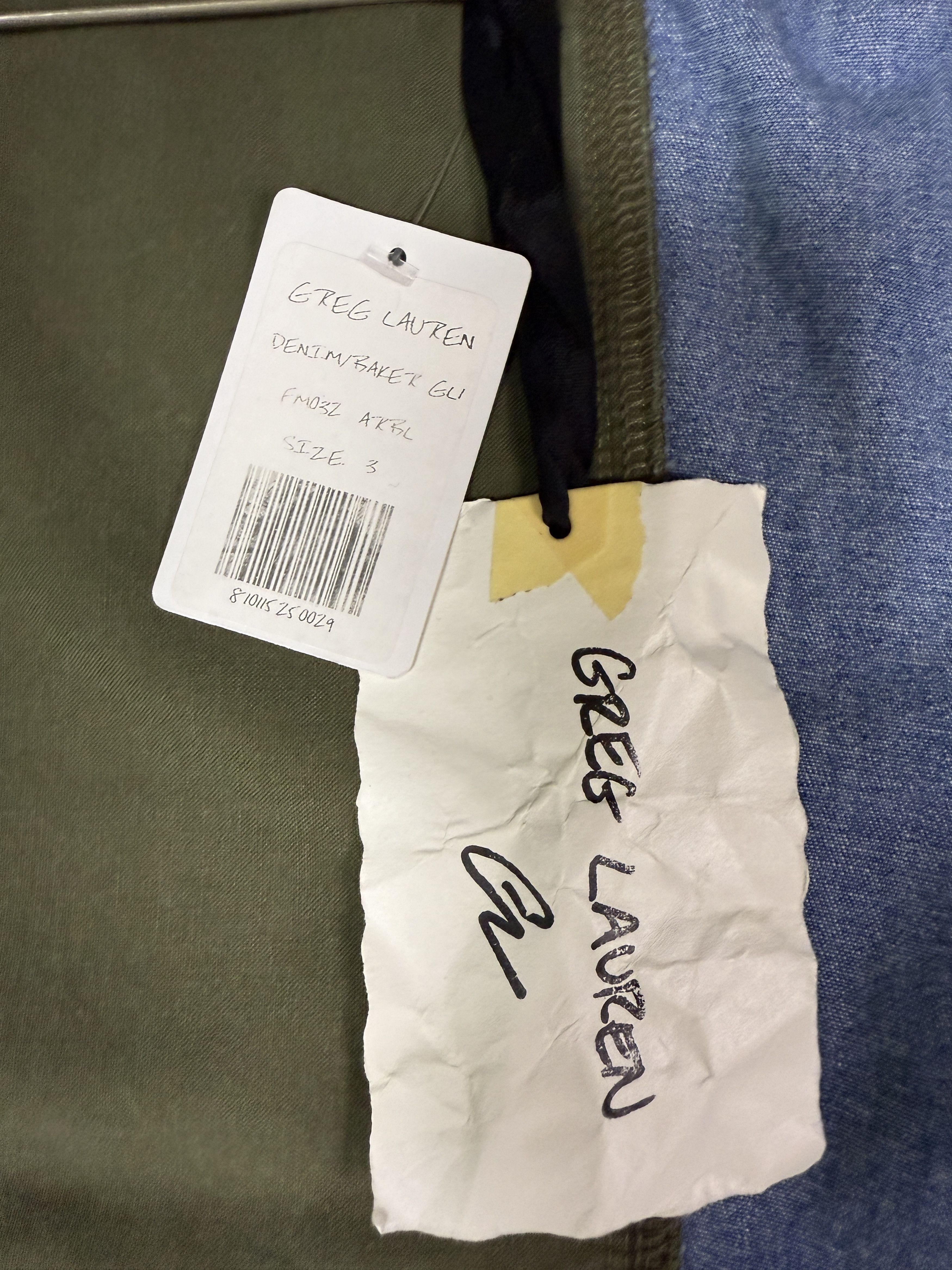 Greg Lauren $1800 Greg Lauren Denim Baker Kimono Patchwork GL1 Size US L / EU 52-54 / 3 - 10 Thumbnail