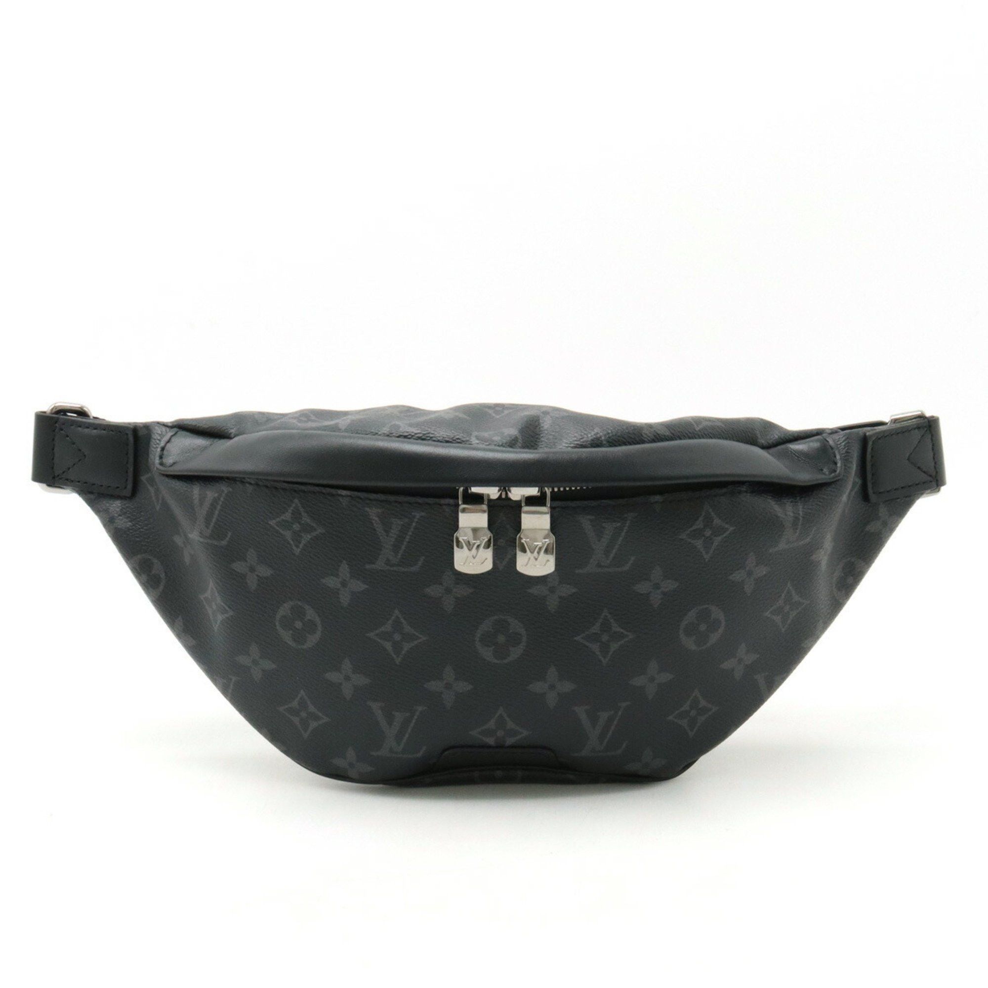 LOUIS VUITTON Monogram Eclipse Discovery Bum Bag PM Waist Pouch Body M46035