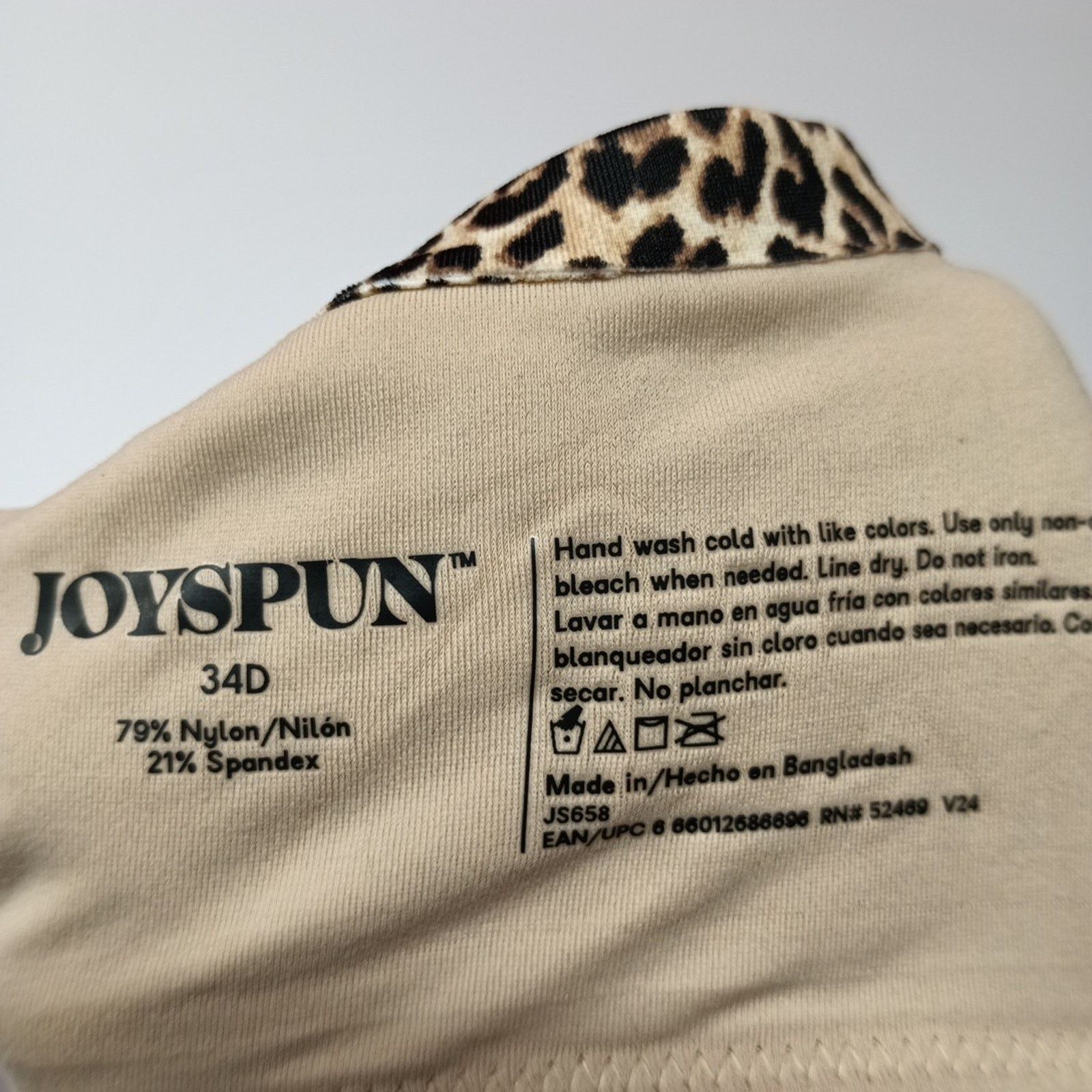 Other Joyspun Wired Full Coverage T-shirt Bra Women's Size 34D Size ONE SIZE - 6 Thumbnail