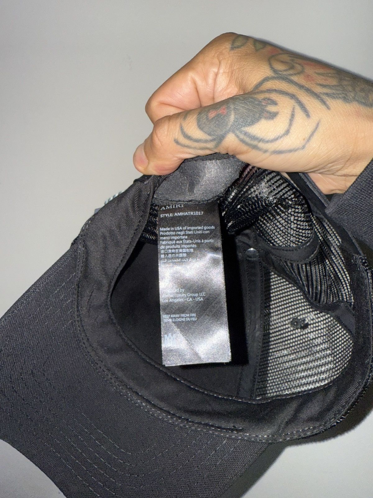 Amiri Amiri 3 star crystal trucker hat Size ONE SIZE - 7 Thumbnail