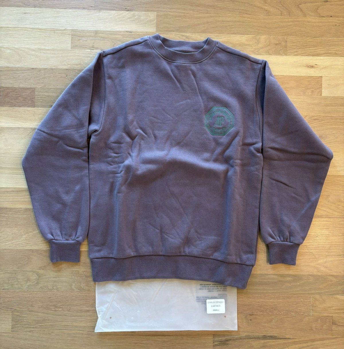 Travis Scott CJ x Audemars Piguet Logo II Crewneck Purple