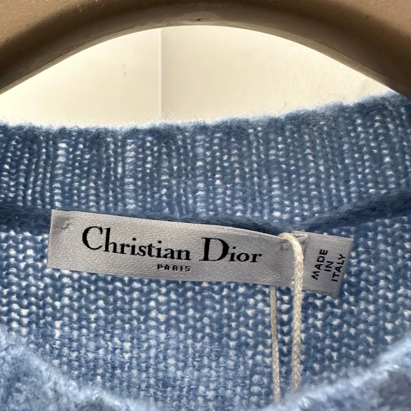 Christian Dior Monsieur Christian Dior apr482 24FW Logo Cashmere Sweater 36 Size XS / US 0-2 / IT 36-38 - 3 Thumbnail