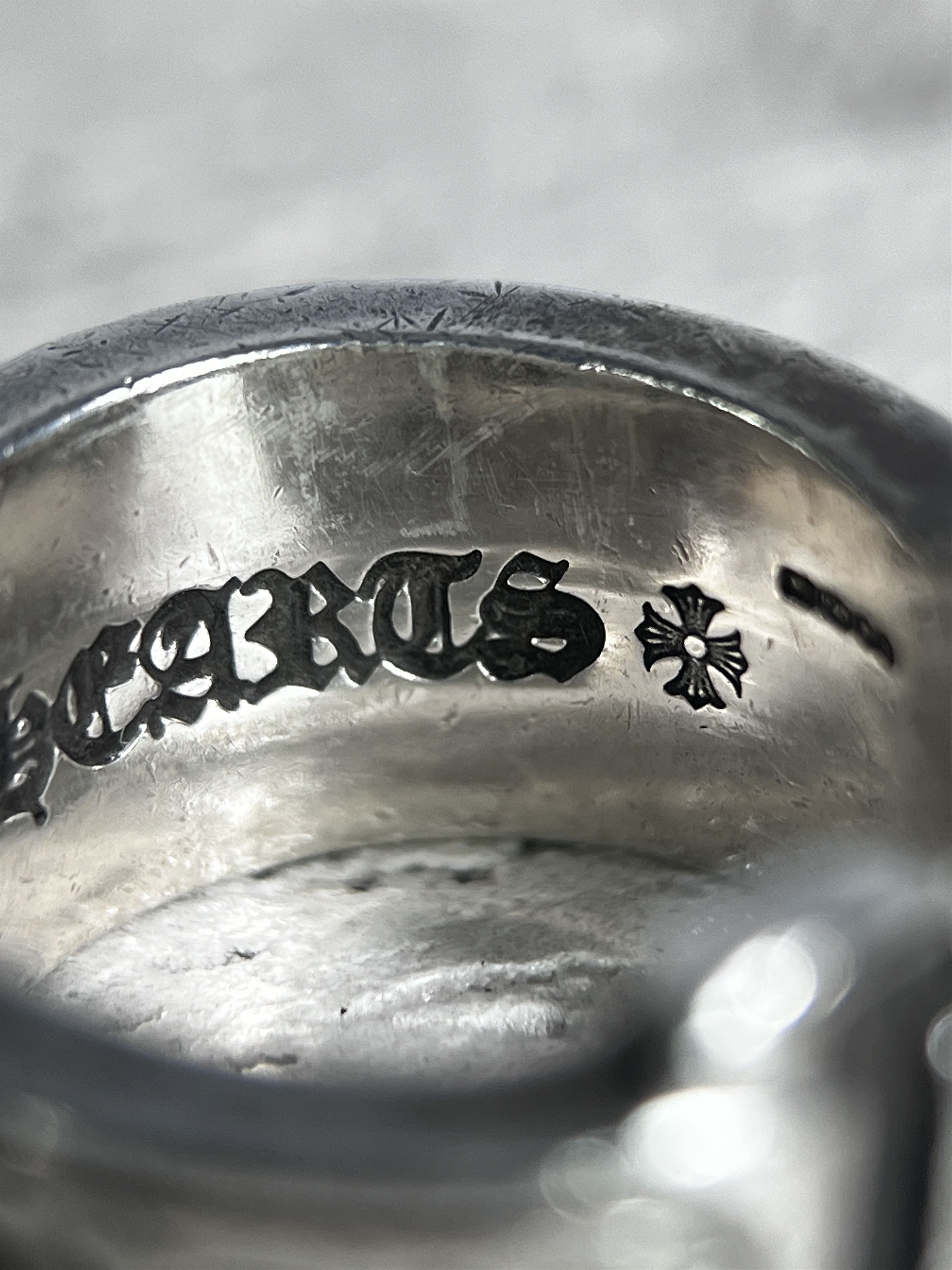 Chrome Hearts Chrome Hearts Scroll Band Ring 925 Sterling Silver Size 7.5 Size ONE SIZE - 15 Thumbnail