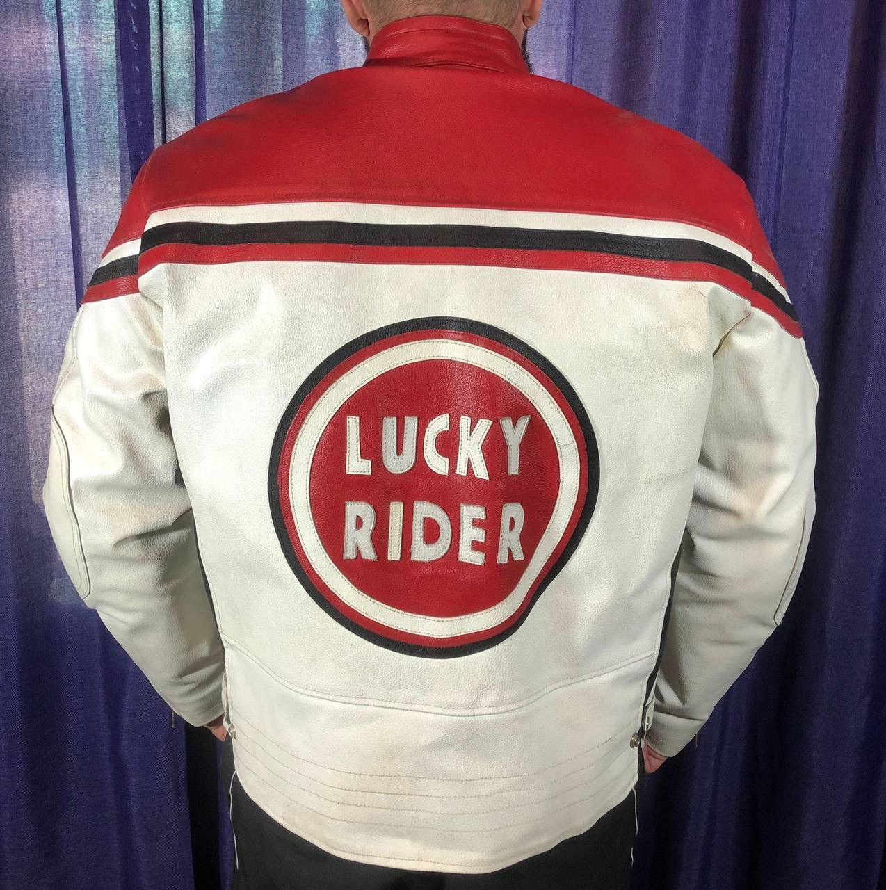 Other Lucky Strike Rider Motorcycle Racing Jacket Vintage Size US XL / EU 56 / 4 - 3 Thumbnail