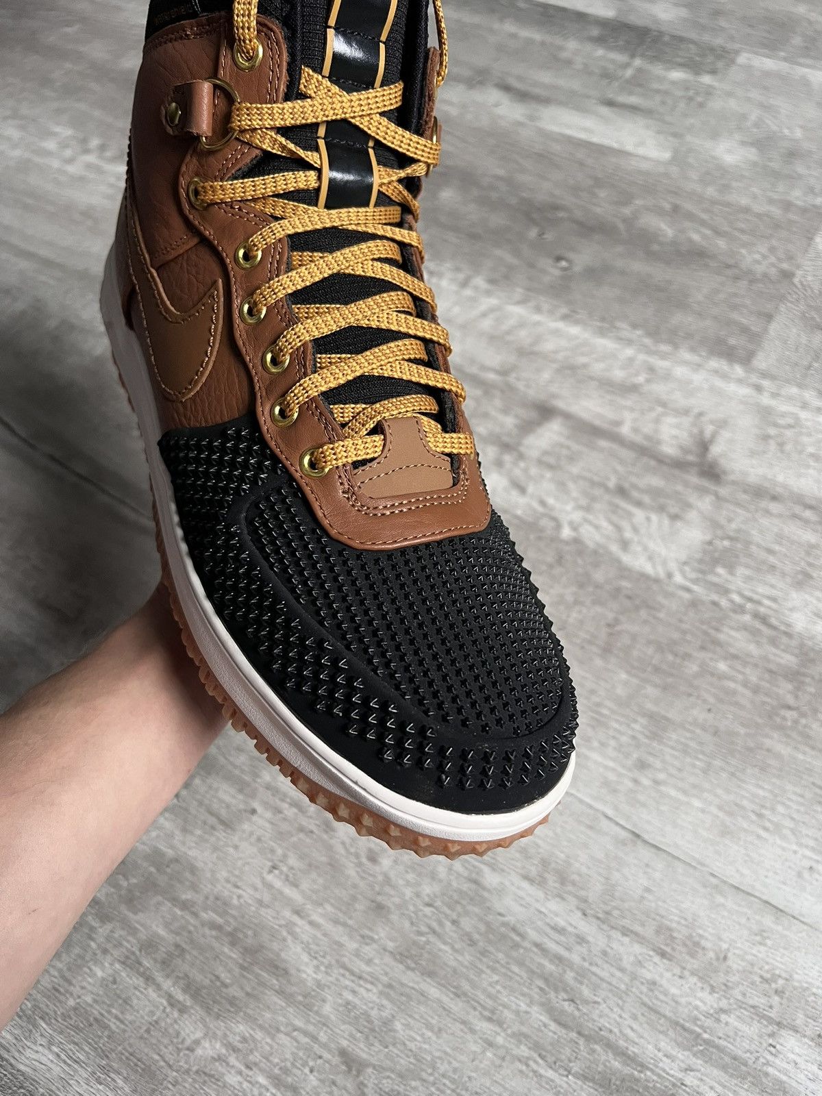 Nike Nike Lunar Force 1 Duckboot Ale Brown Black Size US 13 / EU 46 - 3 Thumbnail