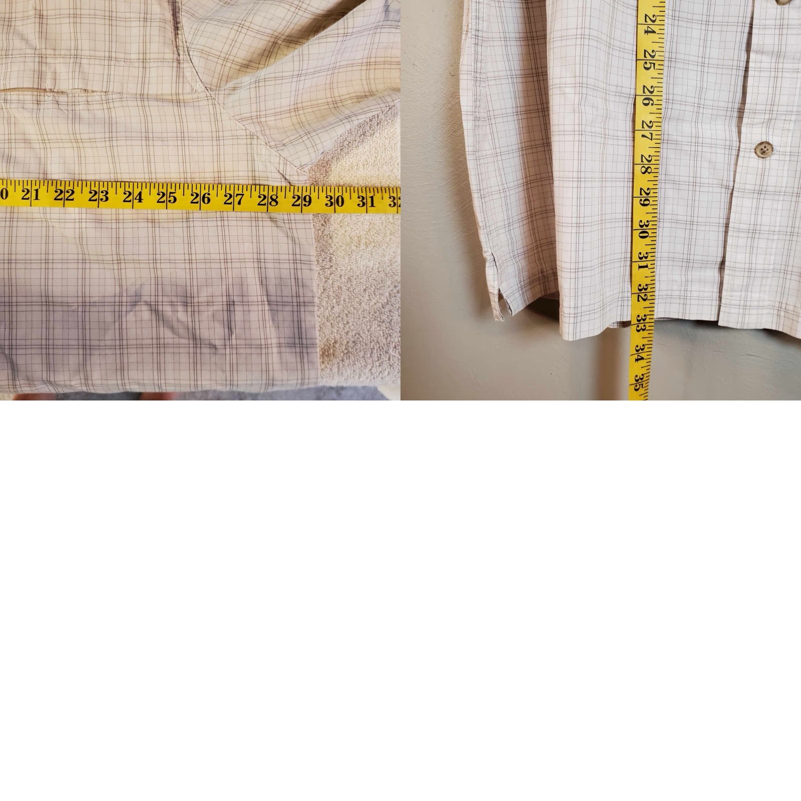 Vintage ST JOHNS BAY Cape Back Shirt Mens 2XL 2XG Plaid Short Sleeve Button Size US XXL / EU 58 / 5 - 8 Thumbnail