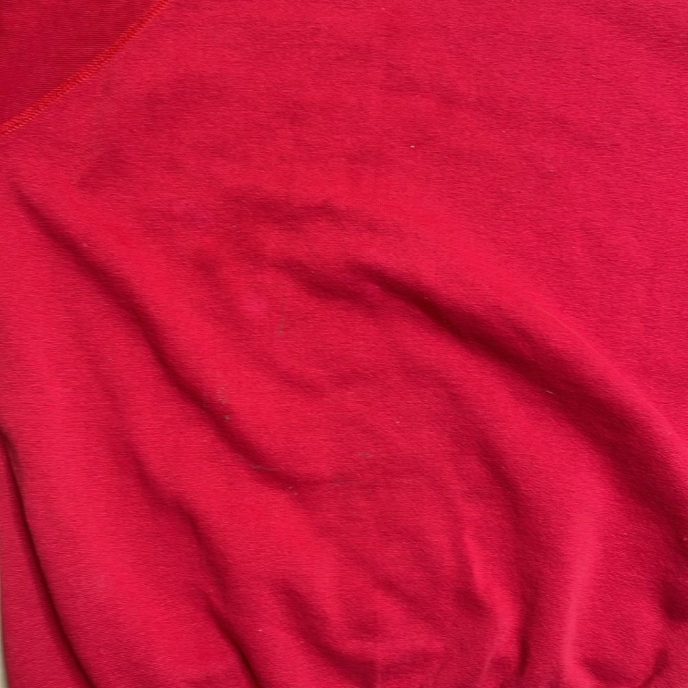 Vintage 80s 90s Vintage Sweats Etc Red Blank Crewneck Sweatshirt XL Size US XL / EU 56 / 4 - 3 Thumbnail